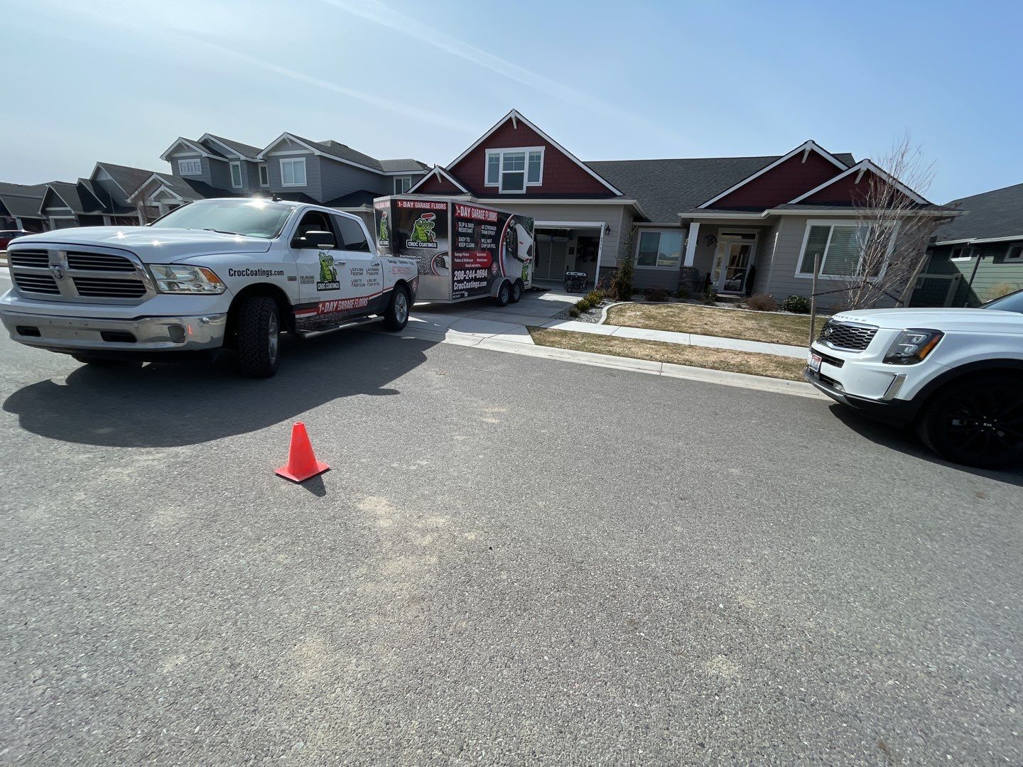 Garage Transformation using Tidal Wave by Croc Coatings, LLC