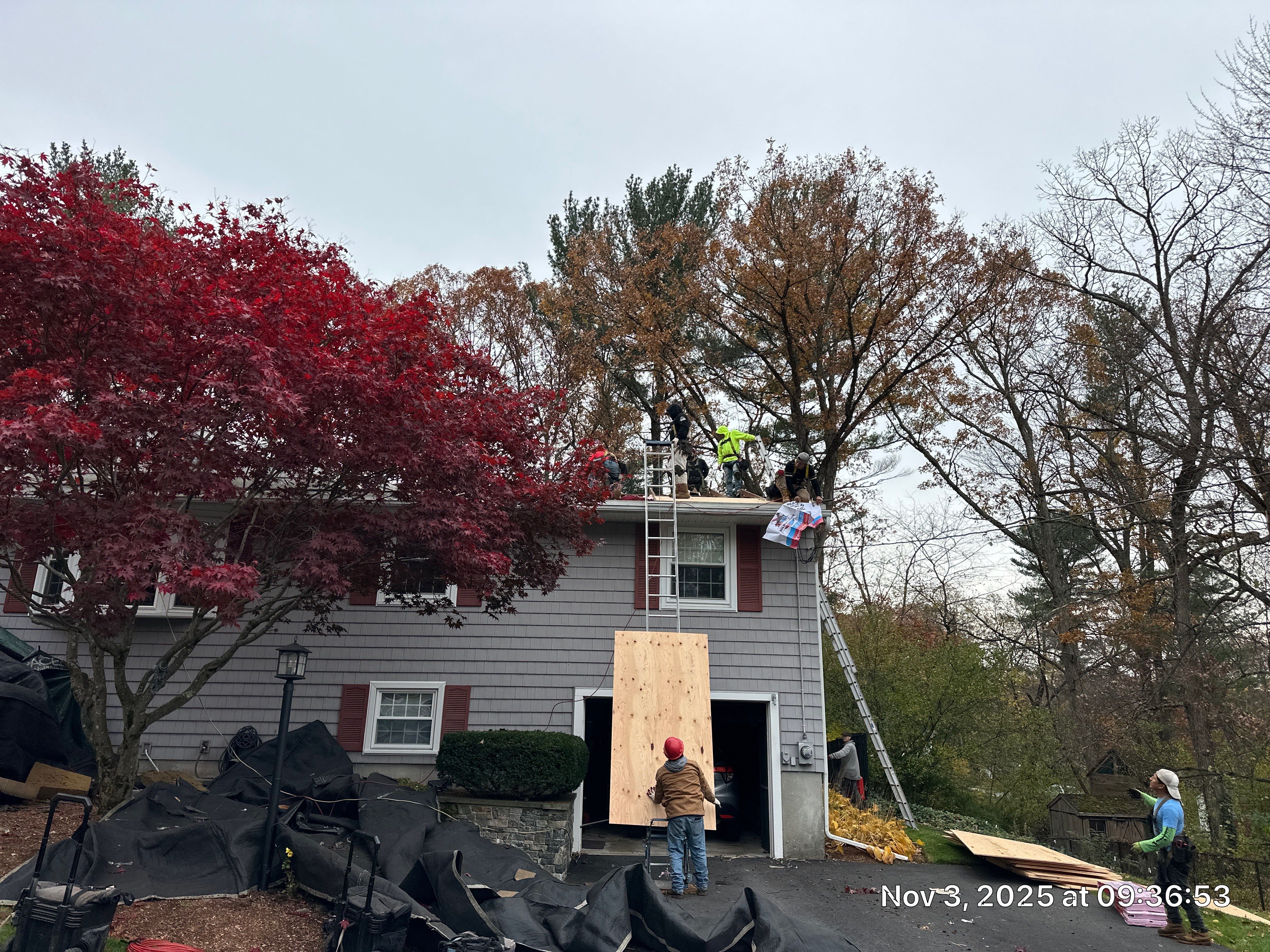 Chelmsford Complete Roof Replacement in Onyx Black with Balanced Ventilation by Mighty Dog Roofing of Greater Middlesex County