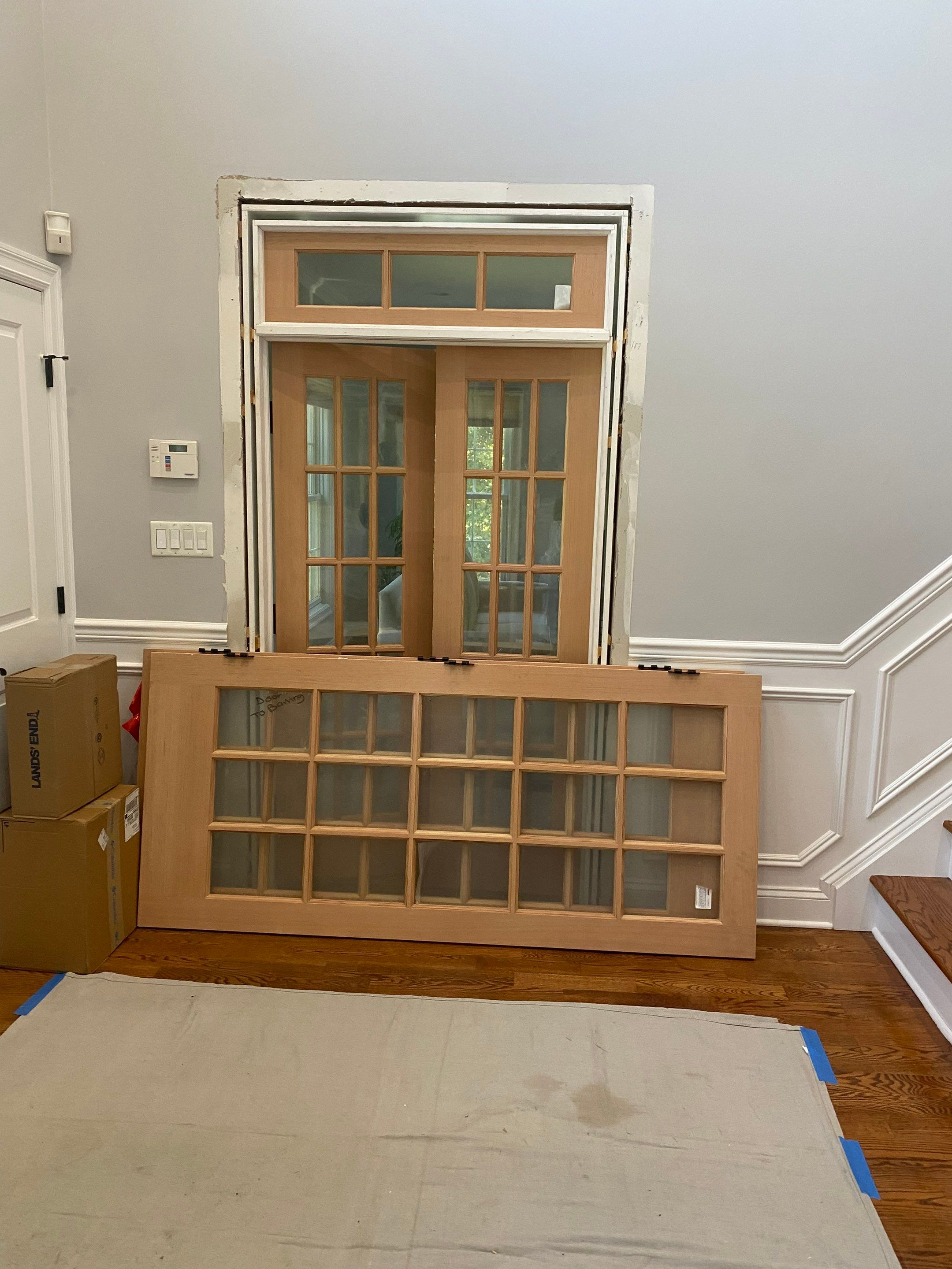 Door Installation using Wood by Home Concepts Construction