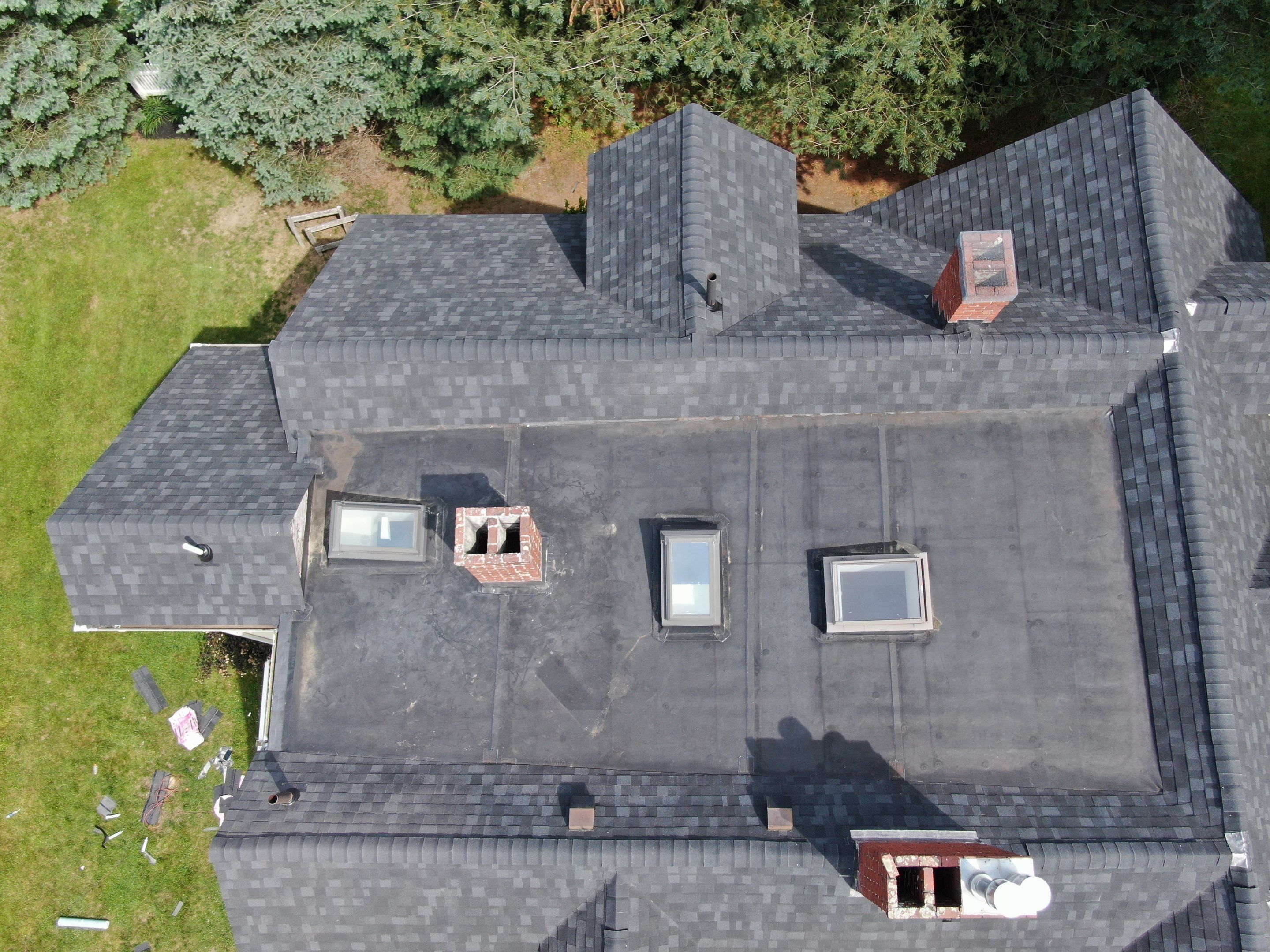 Full Roof Replacement & EPDM Restoration – North Andover, MA by Mighty Dog Roofing of Greater Middlesex County