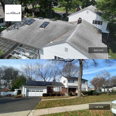 Residential Roofing Installation using Owens Corning TruDefinition Duration Designer - Black Sable