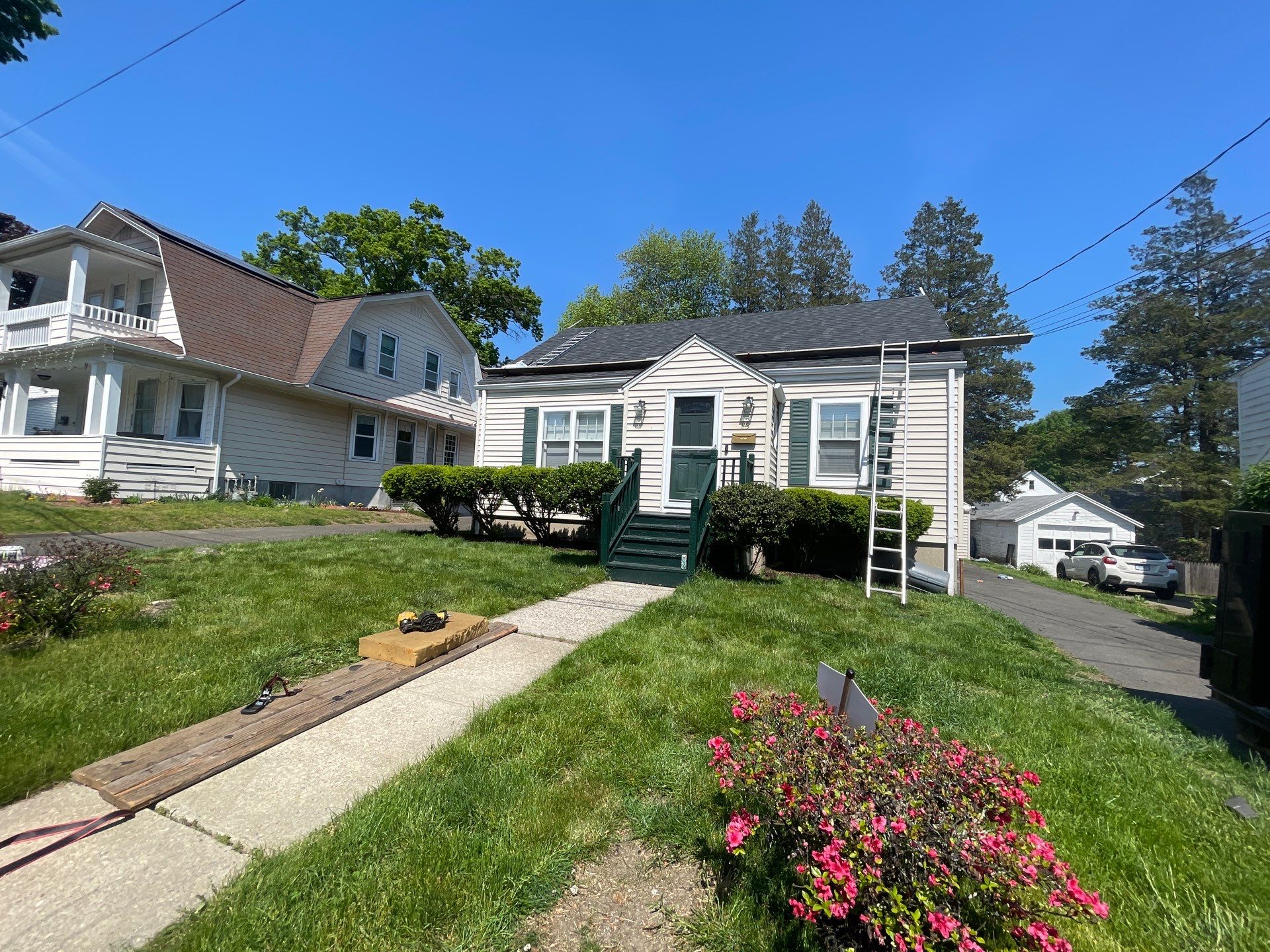 Residential Roof Replacement With Owens Corning Shingles in Stratford, CT by A Plus Exterior