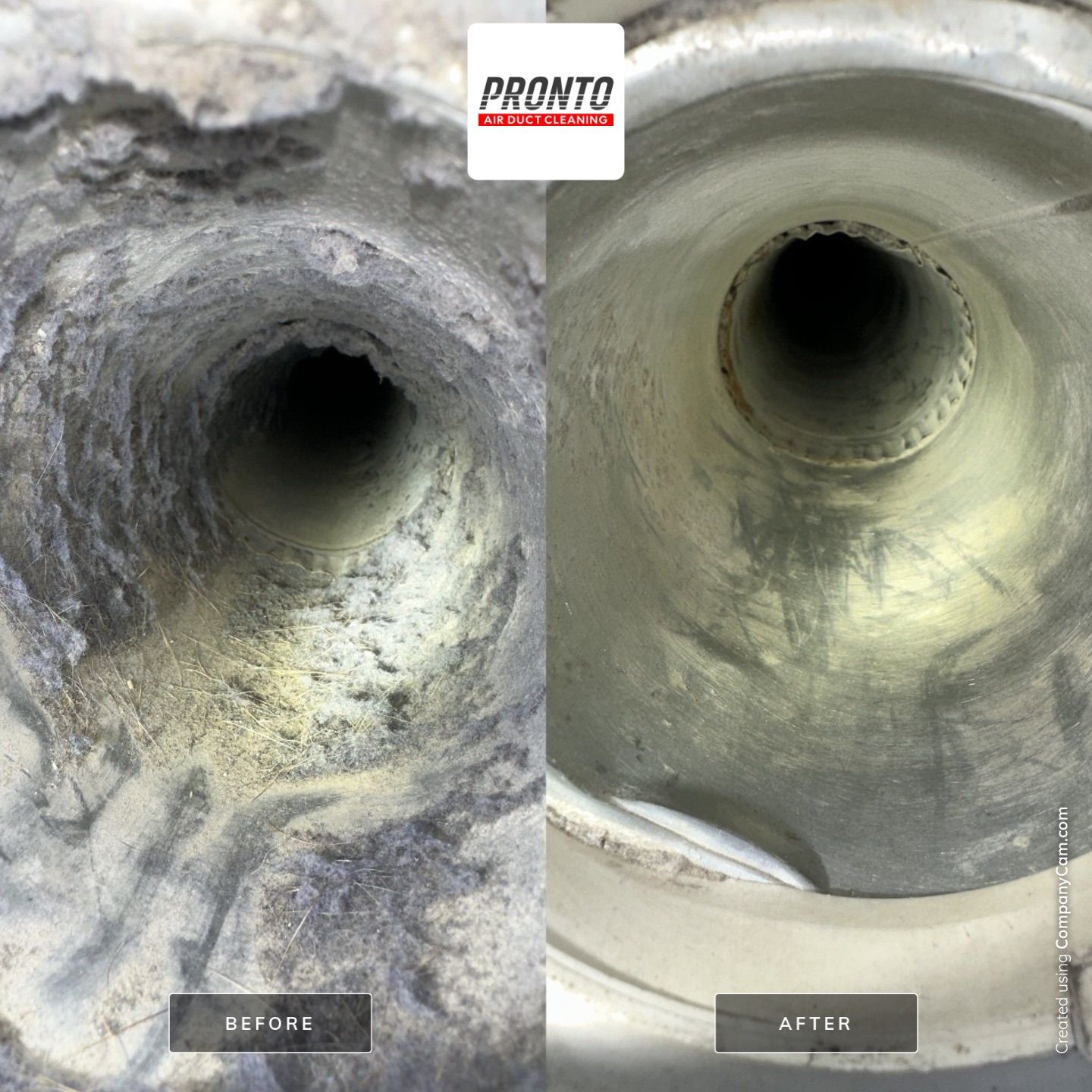 Air duct cleaning using Hypervac by Pronto Air Duct Cleaning