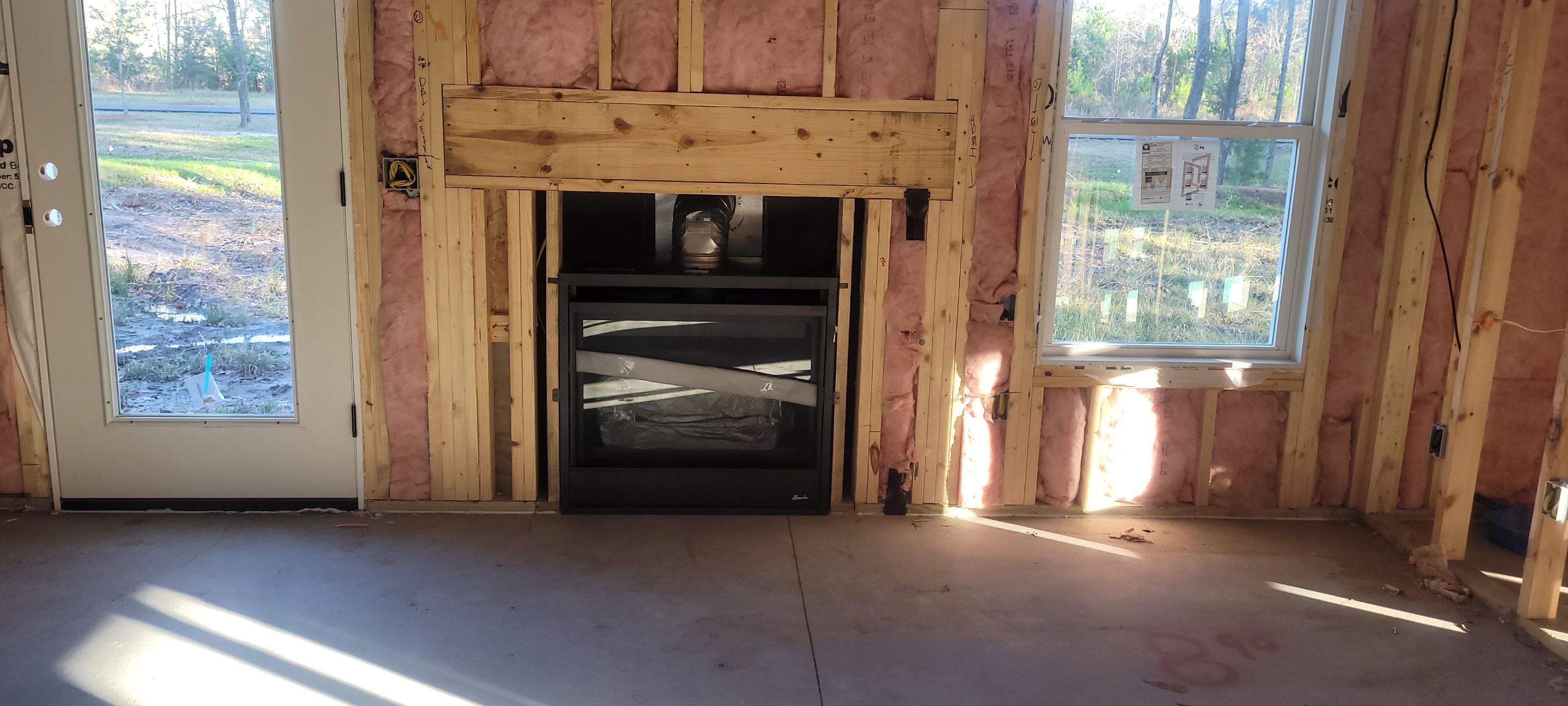 New Home Construction using brick and vertical vinyl by Cornerstone Home Builders, LLC