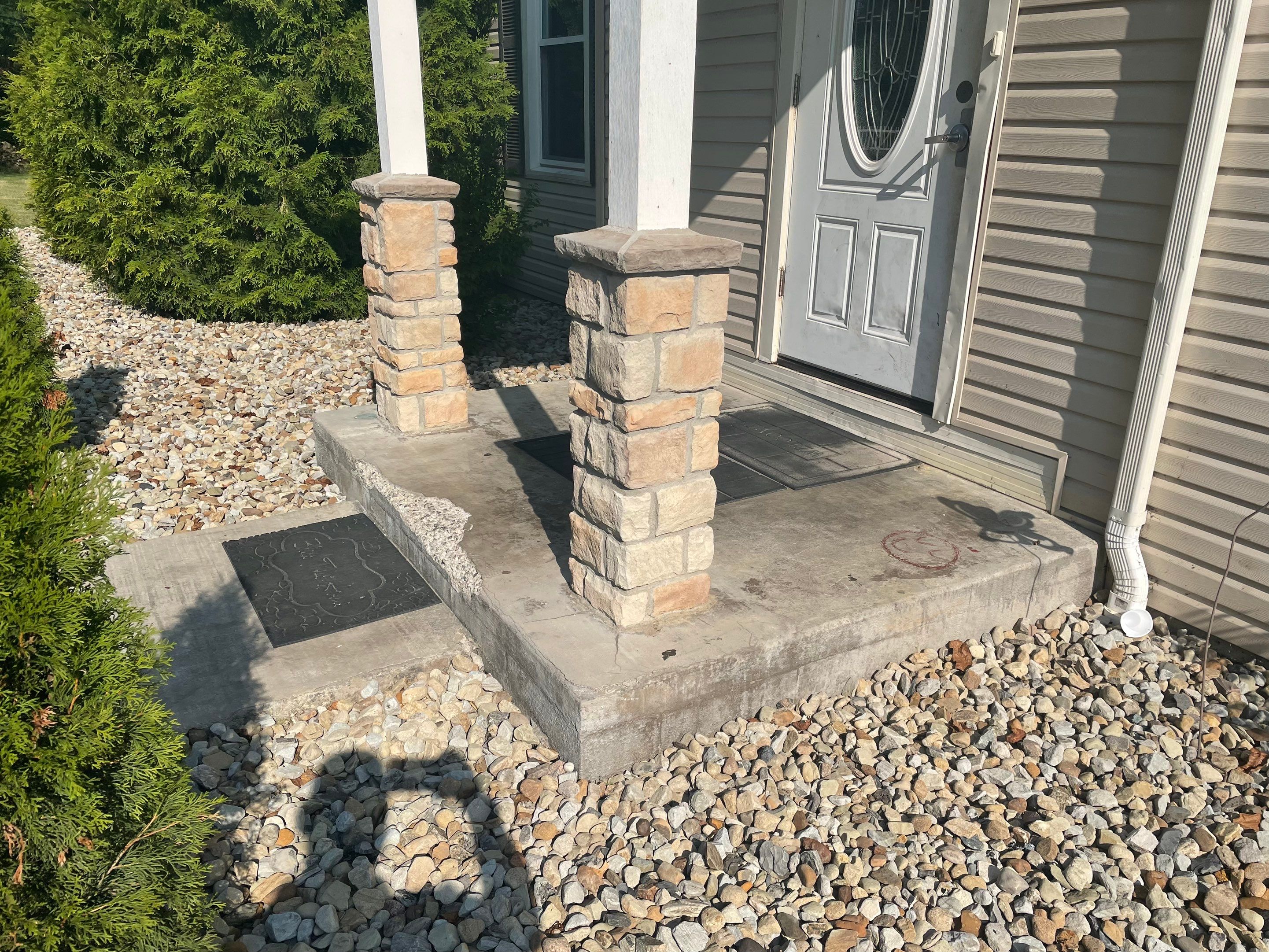 Front Porch  using Pecan by Fantastic Floors by Miller Custom Exteriors 