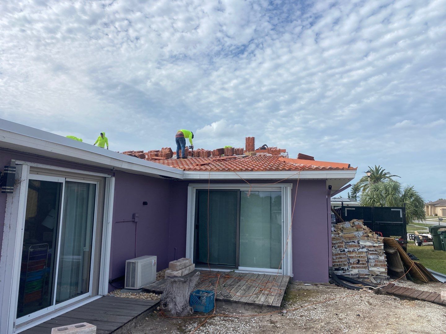 Residential Brava Spanish Tile Install in North Port, Florida by International Roofing