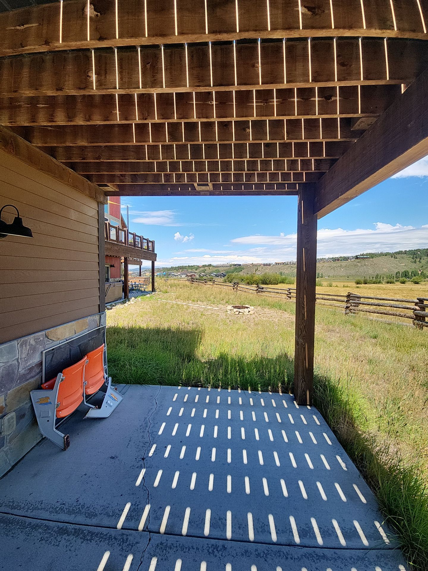 Exterior Painting Using Stain by Wheatley Creek Services
