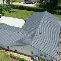 24ga 1.5" Mechanical Seam Matte Black by Total Roofing System The Metal Roof Experts