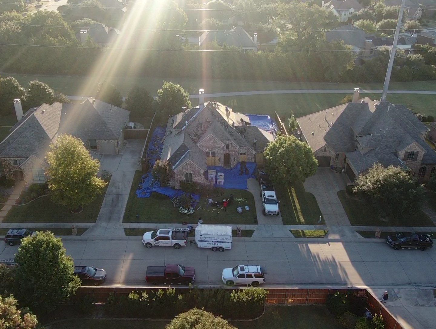 Prosper Texas Residential Roof Replacement by Becker Roofing and Exteriors