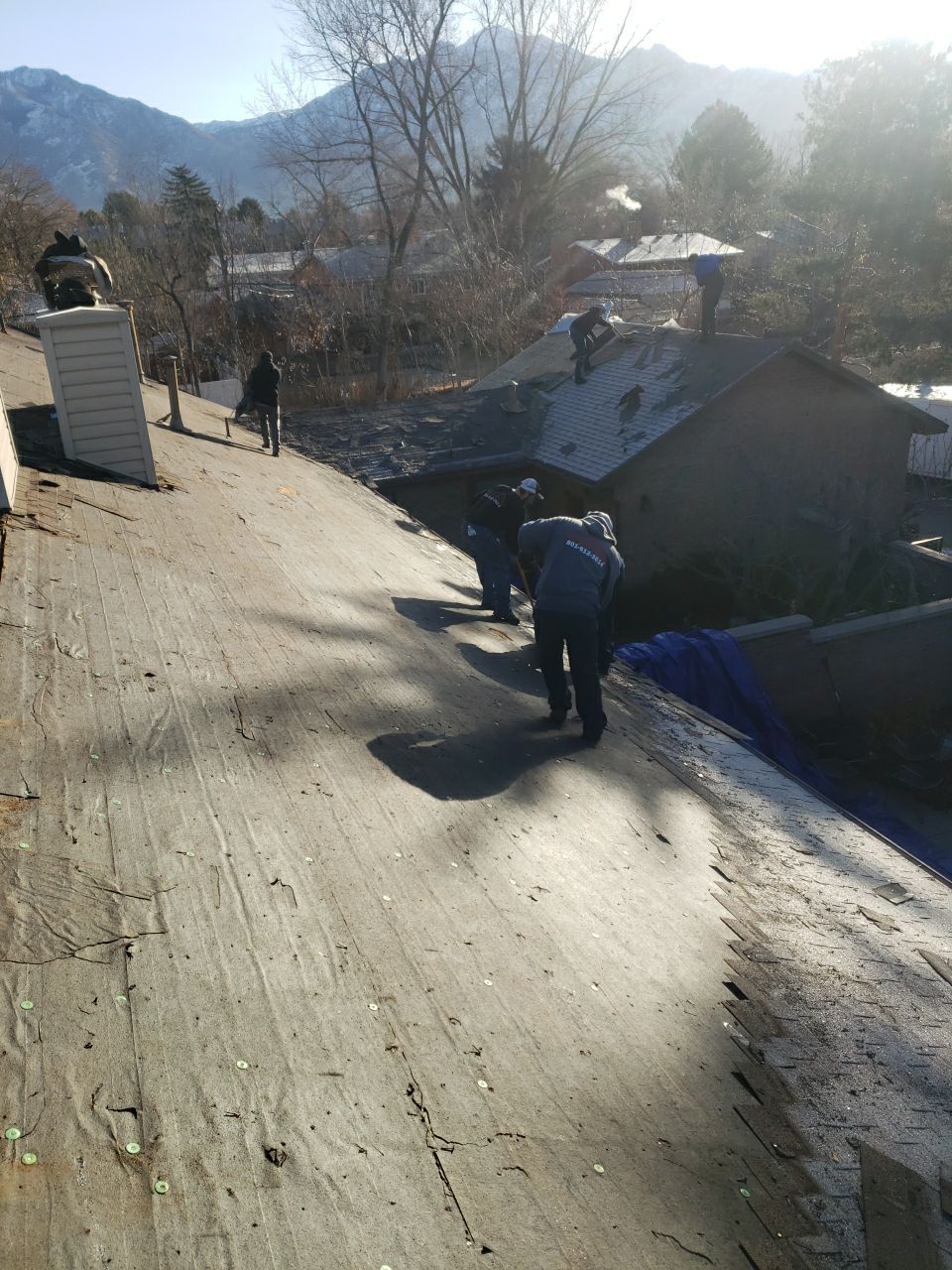 Storm Damaged Roof using GAF Timberline HDZ - Lifetime Shingle by The Roof Doctor