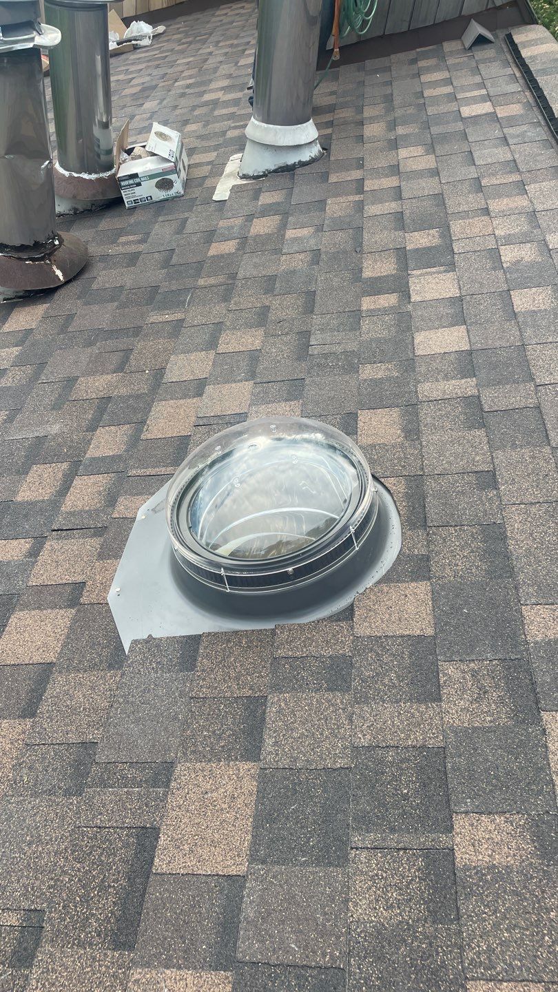 Roof Replacement w/ Skylights in Baltimore, MD (IKO Dynasty) by American Home Contractors