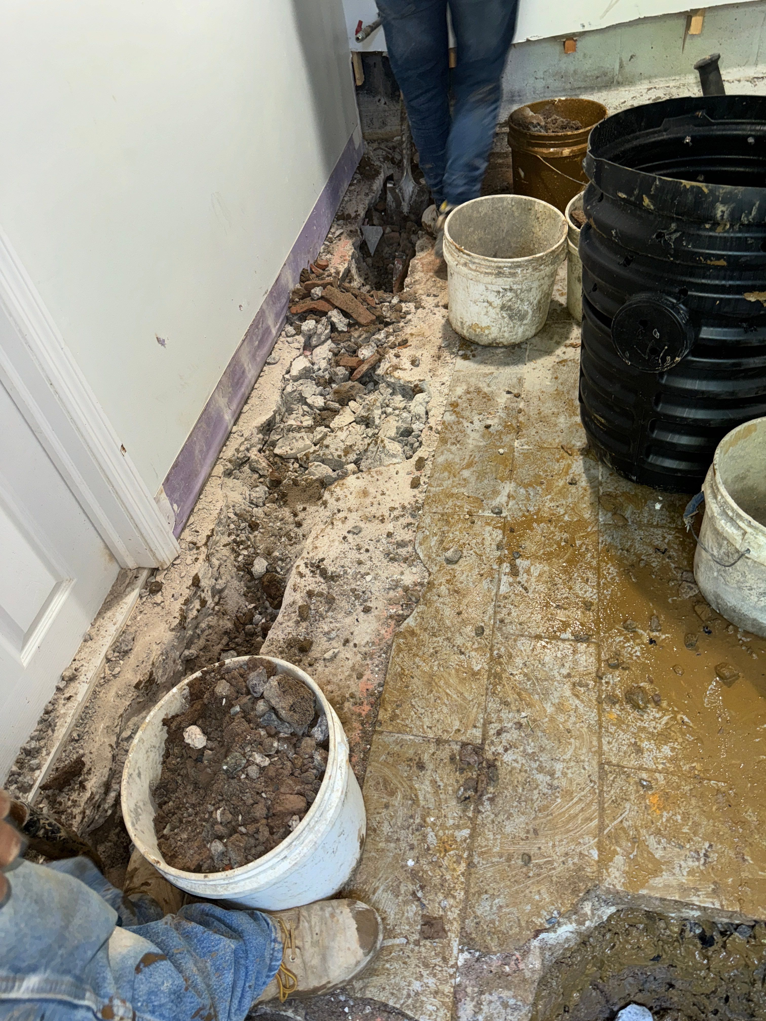 Interior French Drain Livingston NJ by Pure Service Pro, LLC 
