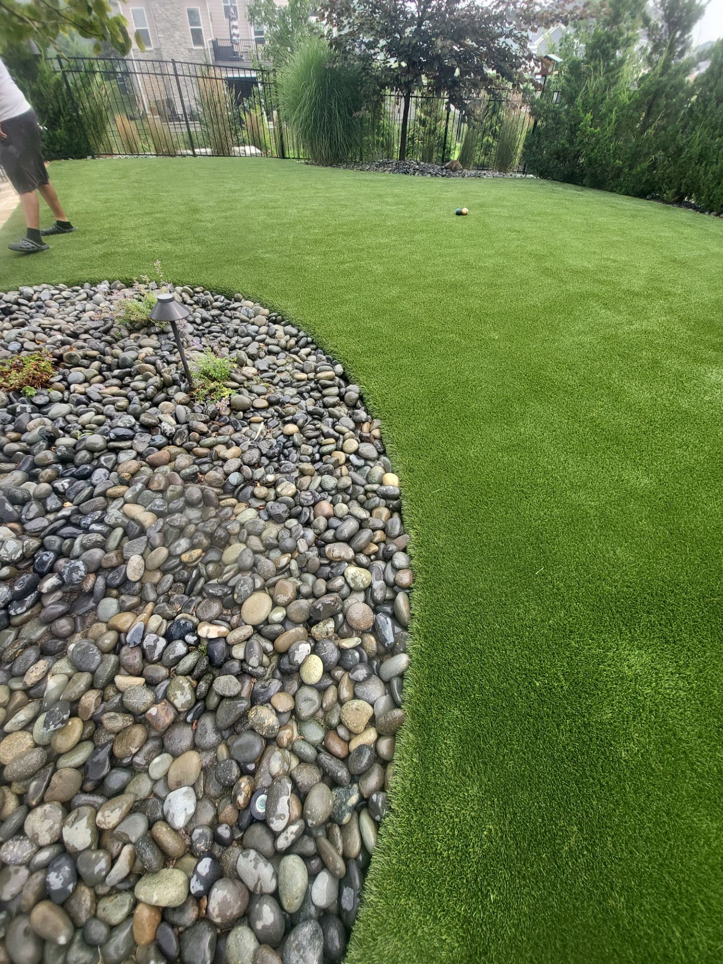 Synthetic Pet Turf Installation in Delaware, OH by Southwest Greens Midwest