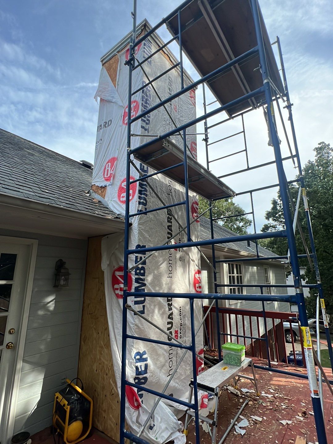 South Trace Lane - Deck Installation and Chimney Repair by Pillar and Pine