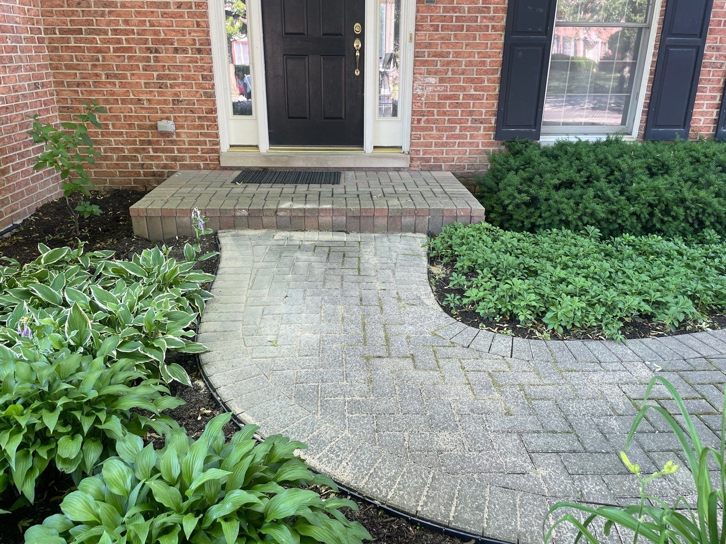 Brick paver clean, sand and seal.  using Surebond SB-1300 by Northern Power Washing LLC.