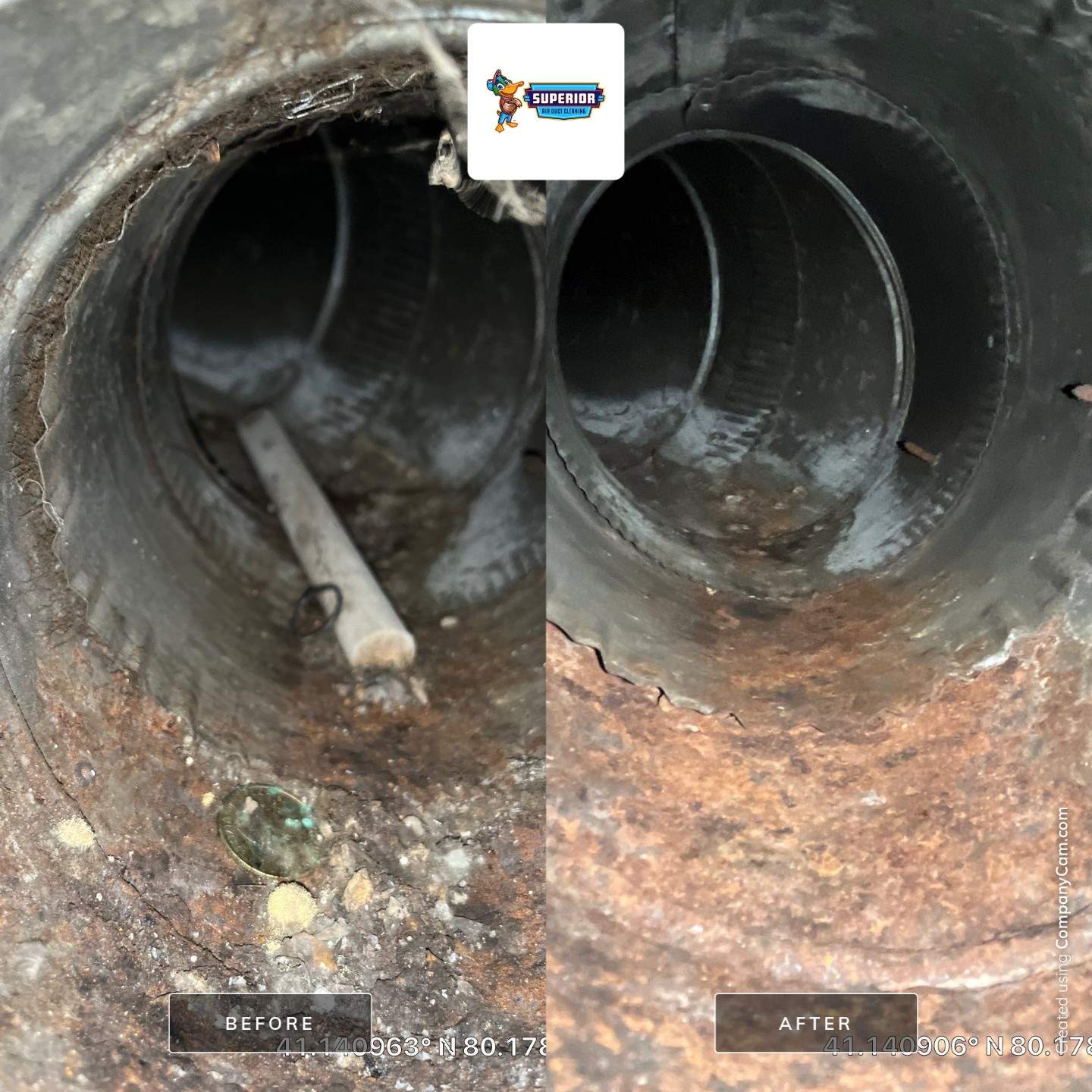 Air Duct Cleaning With a Vacuum Truck in Mercer, PA by Superior Air Duct Cleaning