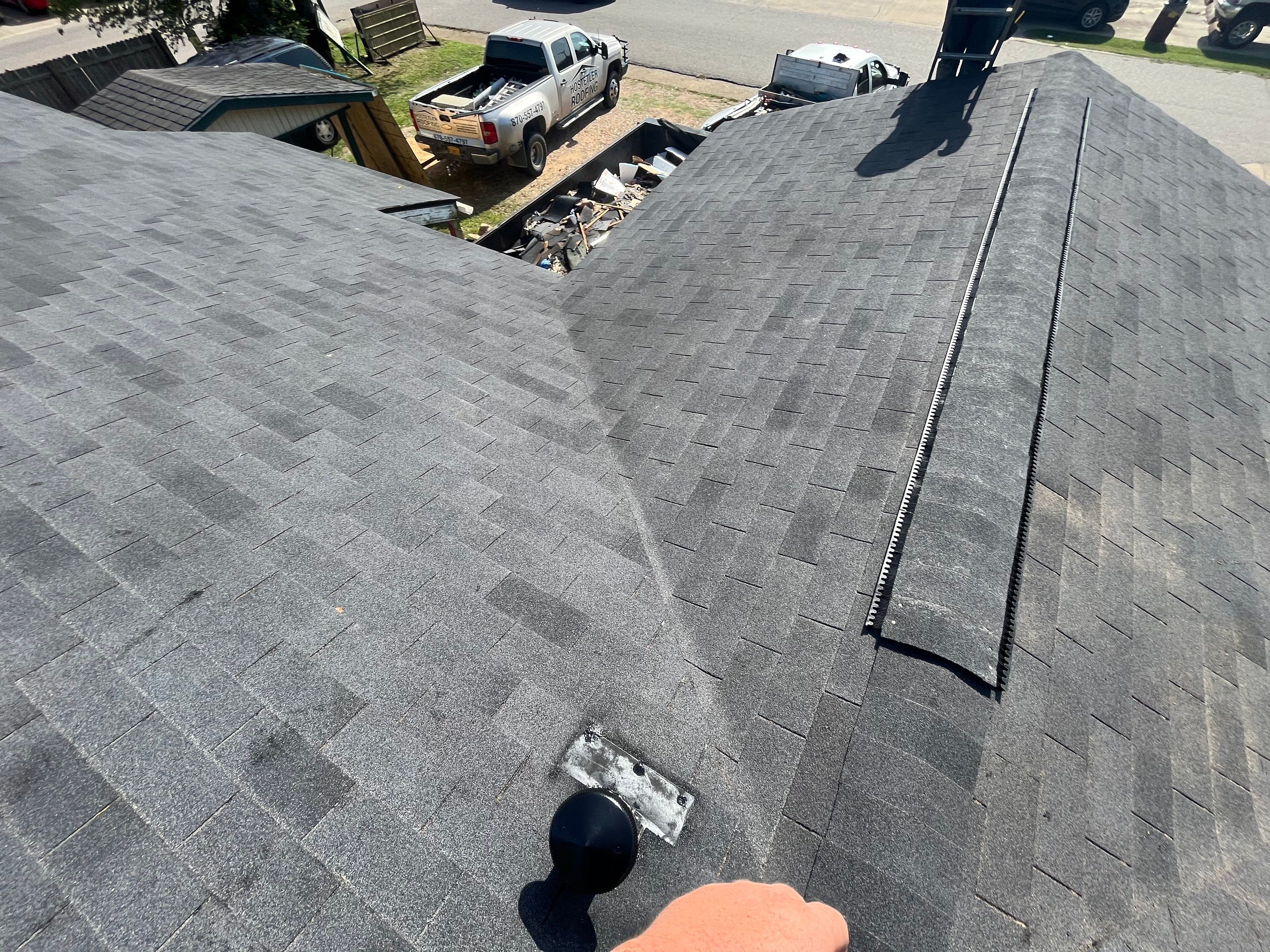 Residential Reroof: 25 Year 3-Tab Shingle by Hostetler Roofing