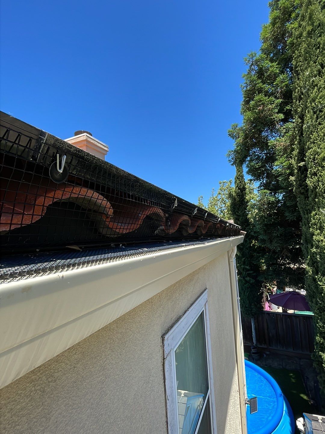 Solar Panel Bird Proofing using Critter Guard Mesh by All One Solar Shine