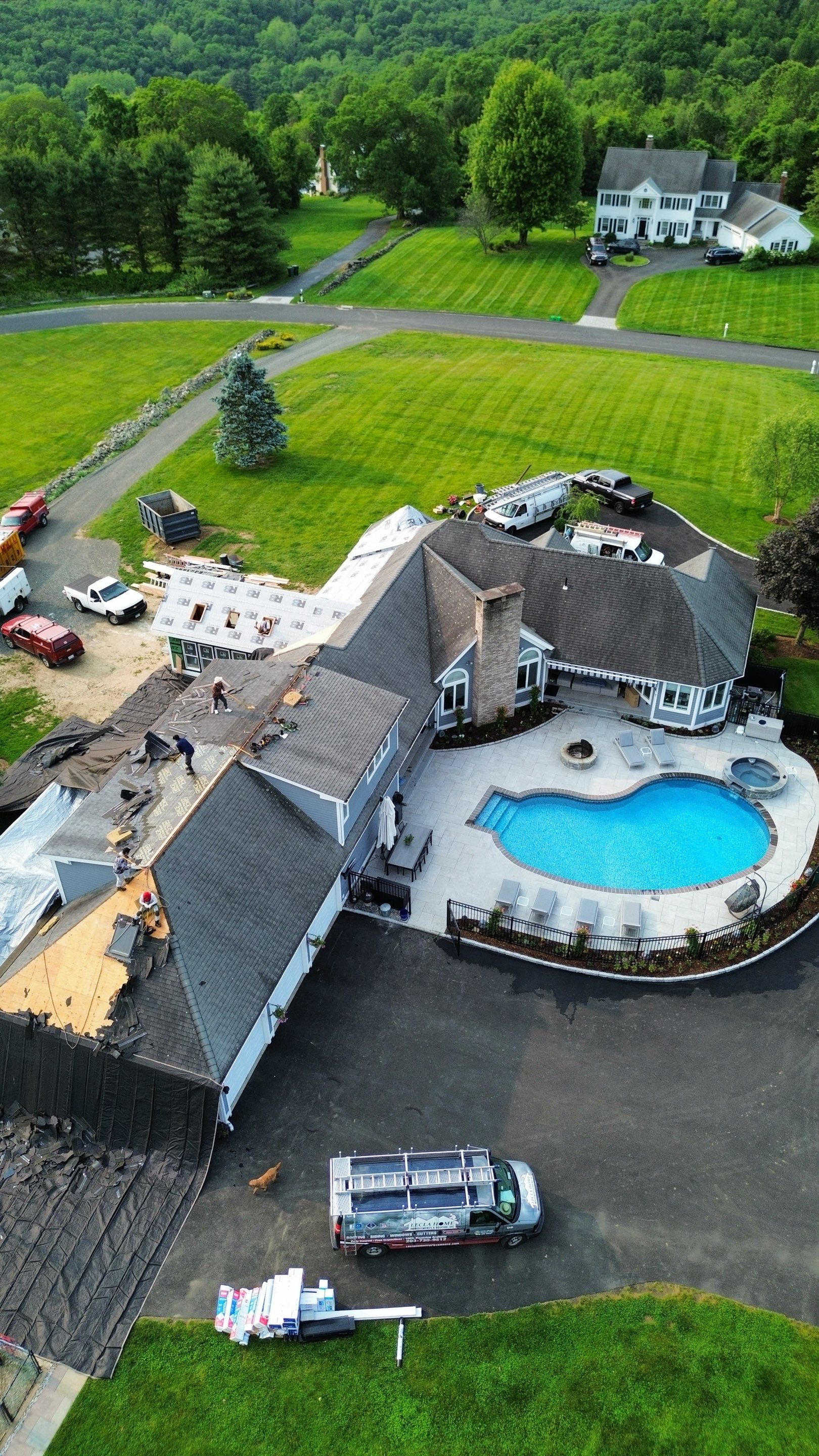 Full Roof Replacement by Lecla Home Improvements and Roofing INC
