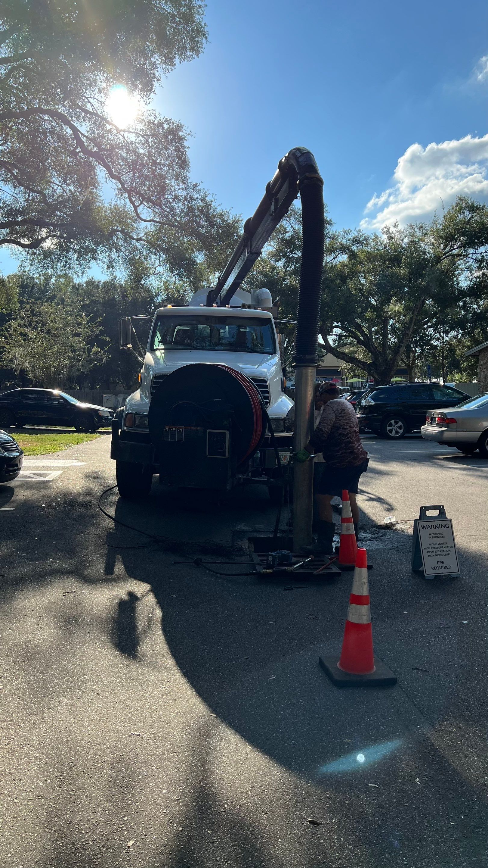 Apartment Complex Storm Water System Cleaning and Maintenance by APS Power & Water