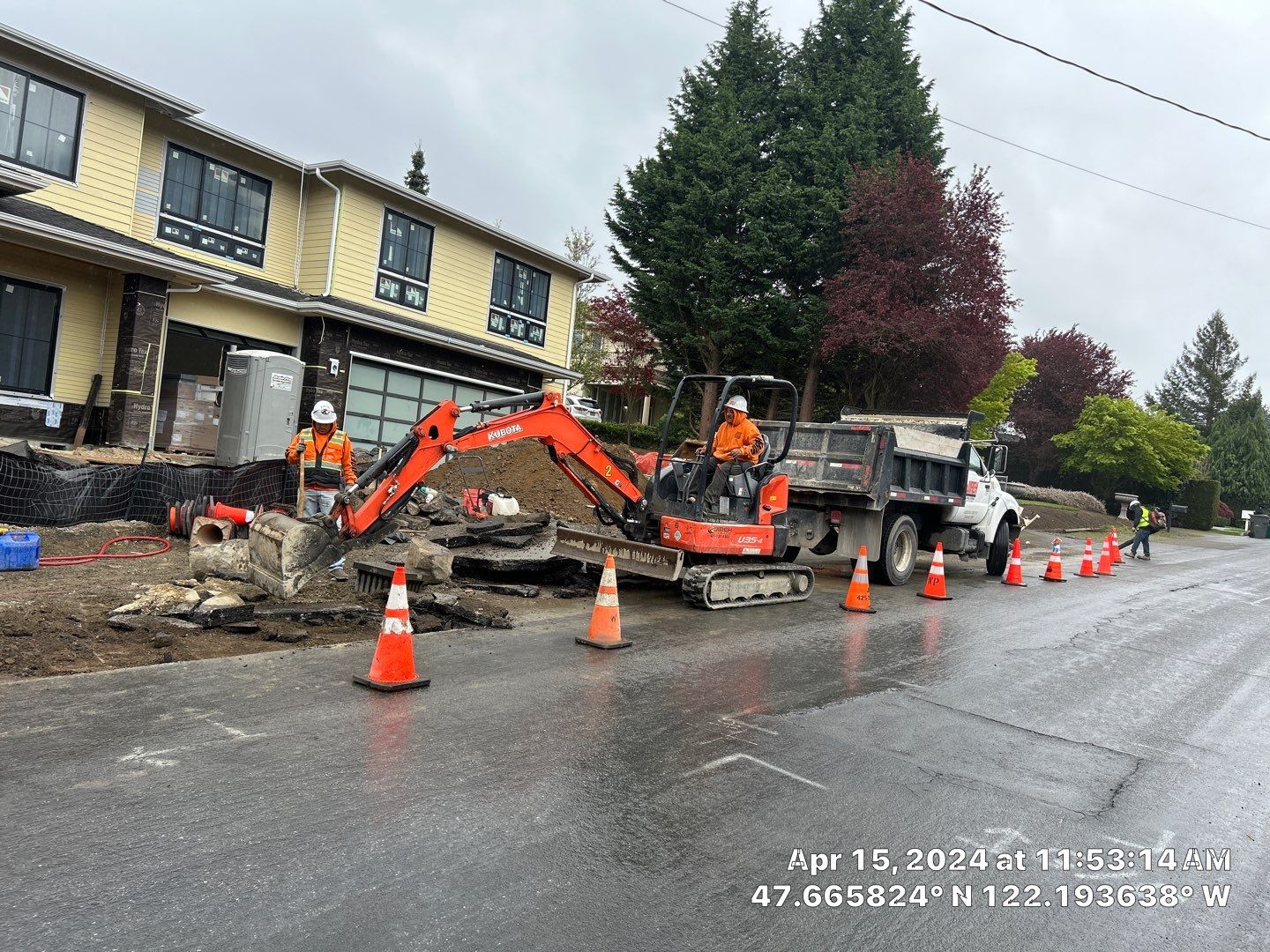 Thomas Custom Homes Development  by Jireh Asphalt & Concrete Inc 