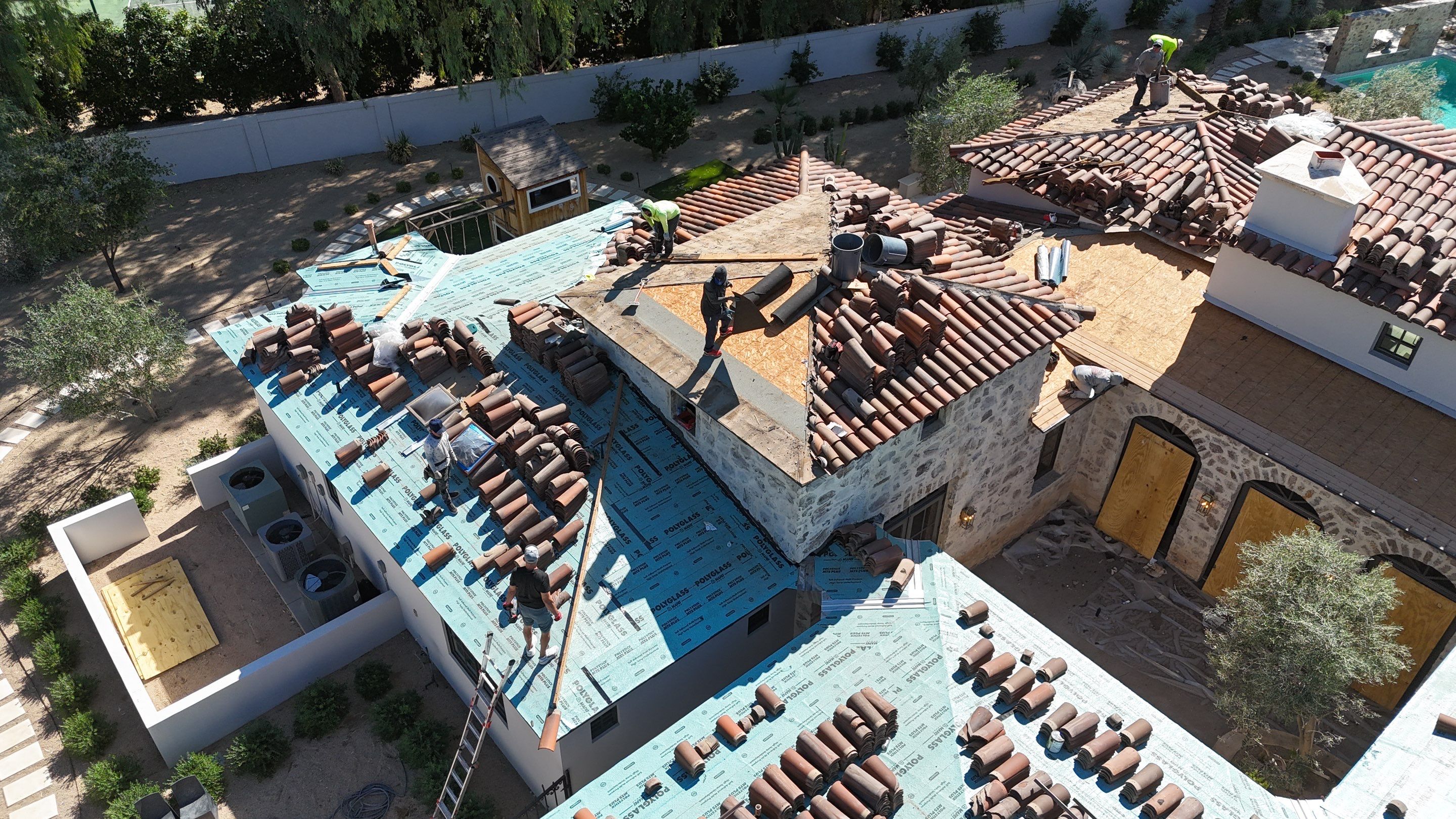 Project in Paradise Valley, AZ by Saint Roofing