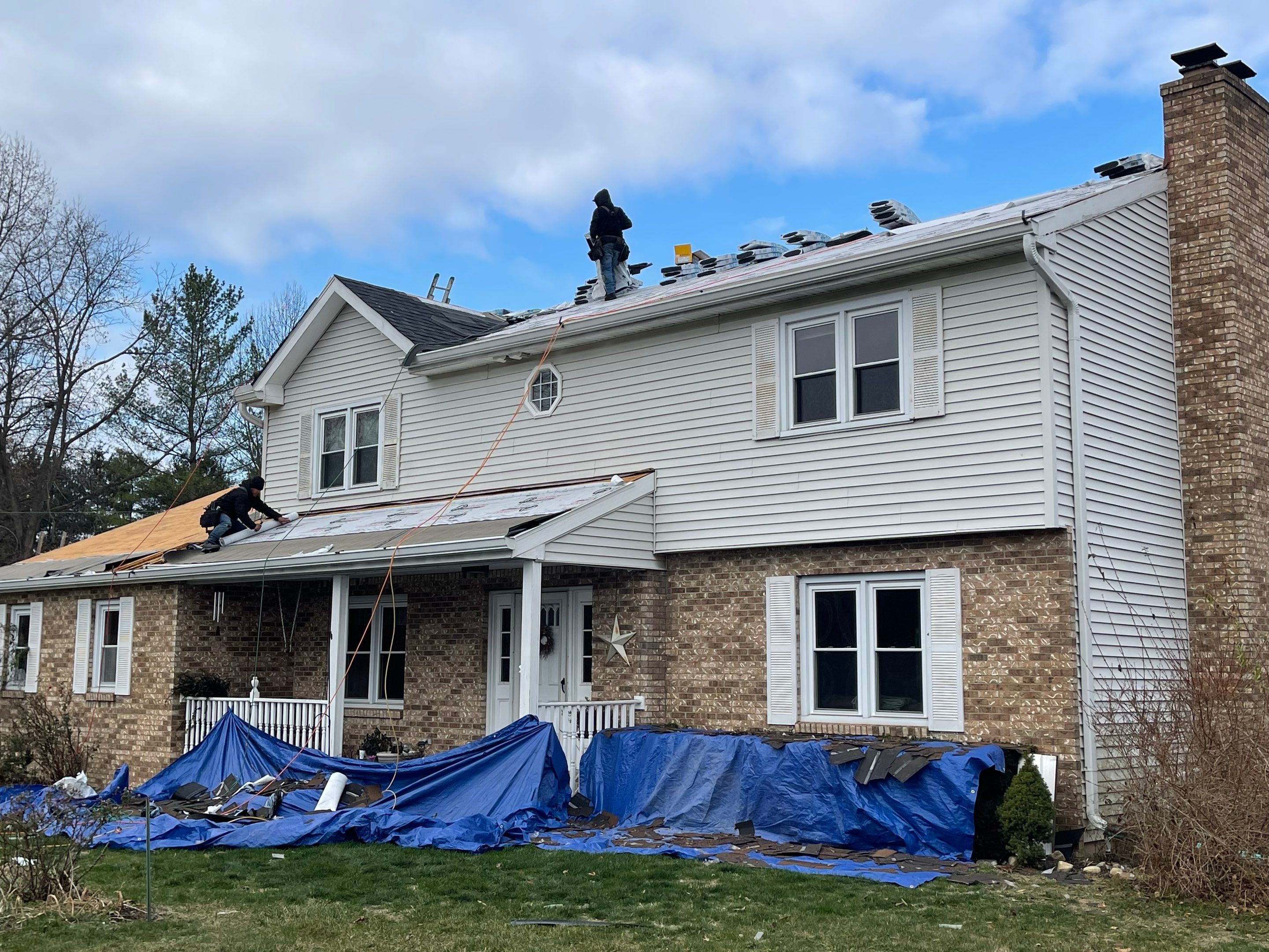Ready for Solar!  Residential Roofing Installation using IKO dimensional shingles by SOS Home Ohio 