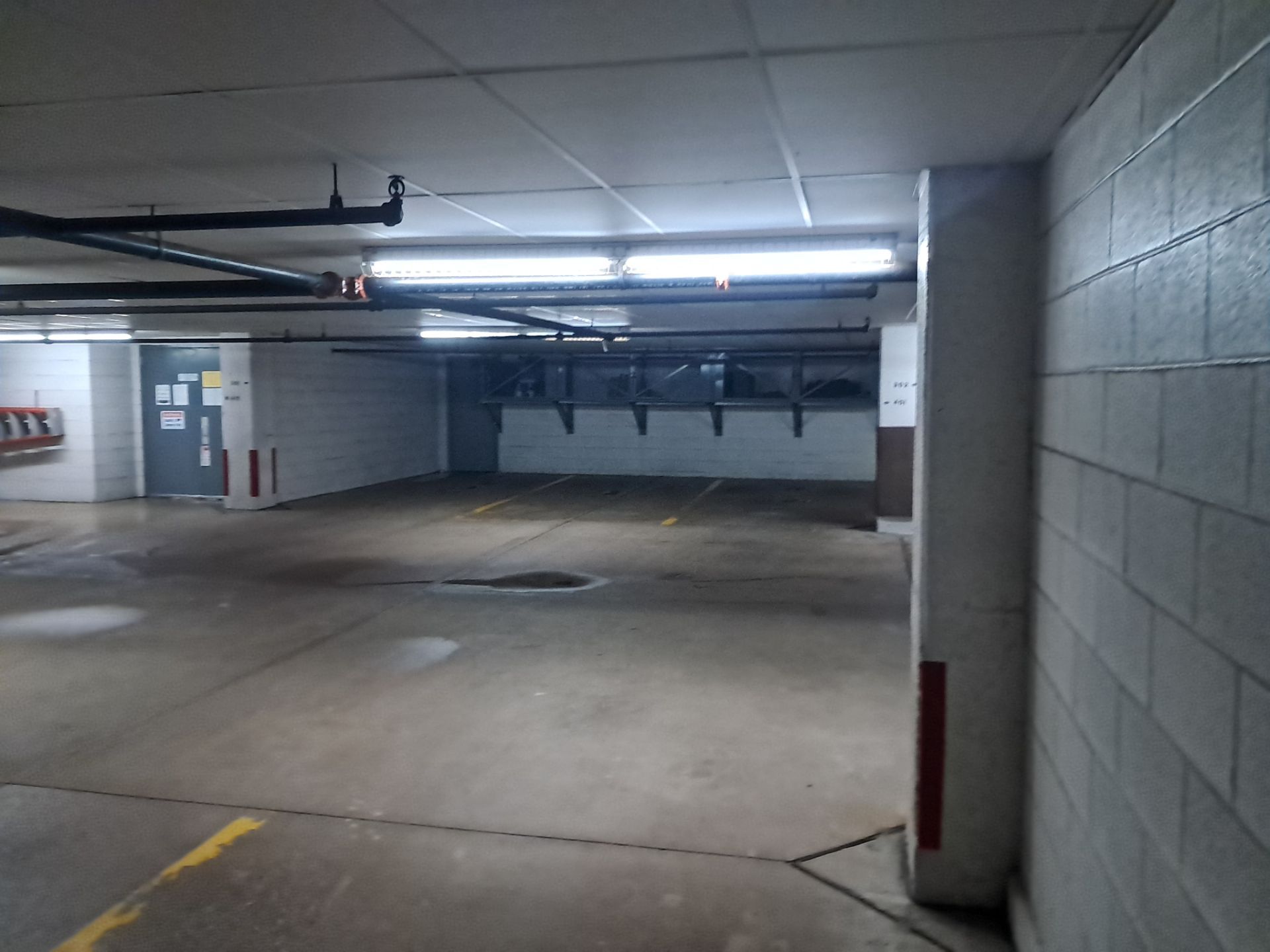 Parking Garage Sweeping & Concrete Deep Cleaning by Northern Power Washing LLC.