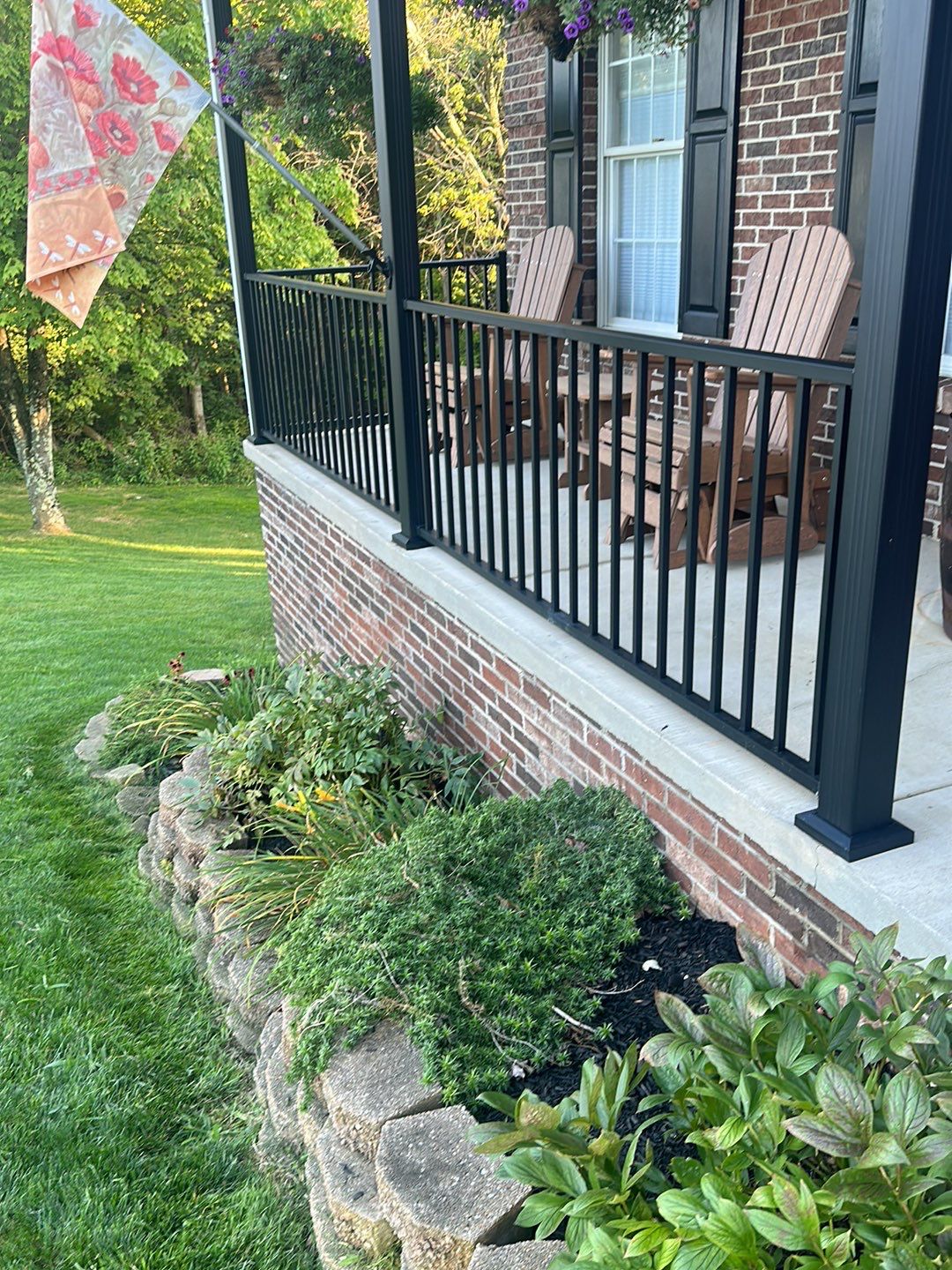 Porch + Garage Project in Weirton by Floors in a Day, Inc