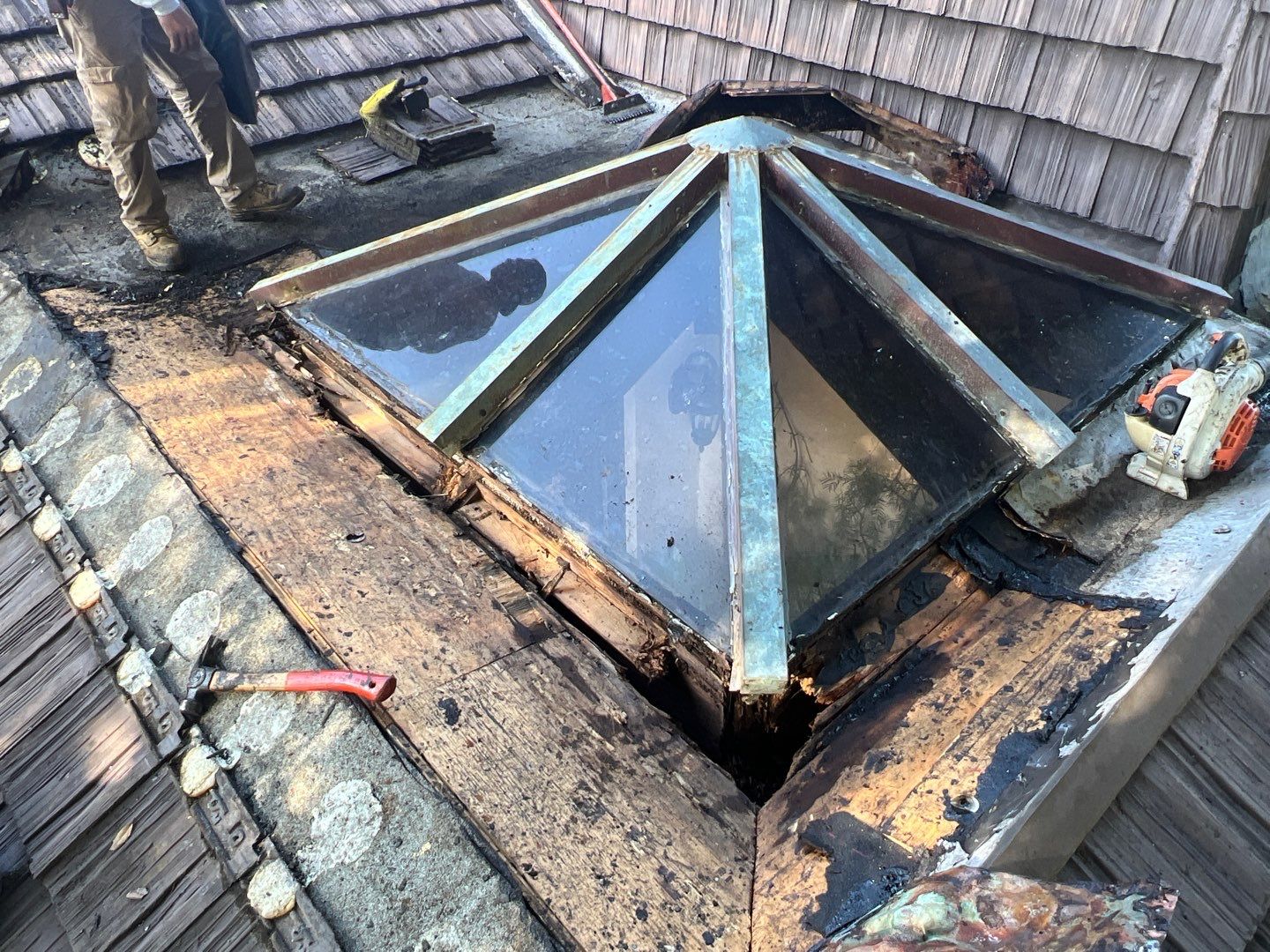 Gatehouse Rd., Sea Ranch Lakes, FL (Skylight Repair) by G&J Roofing 
