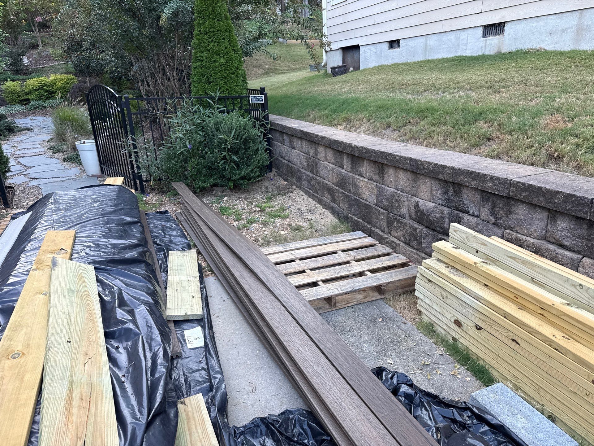 Project in Waxhaw by Badger Hauling