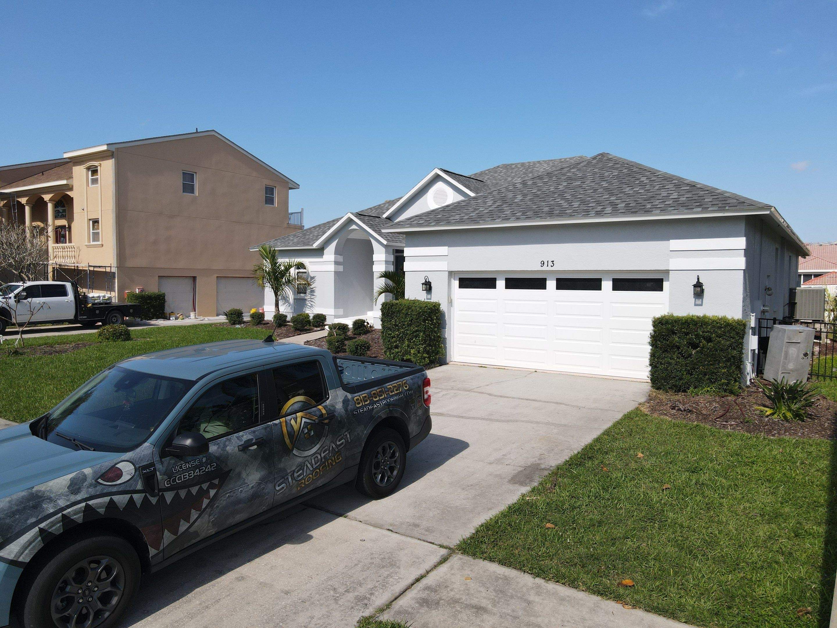 Roof replacement in Apollo Beach, FL. by Steadfast Roofing