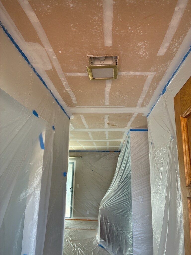 Mike And Lilys Popcorn ceiling removal by Asis Painting Inc