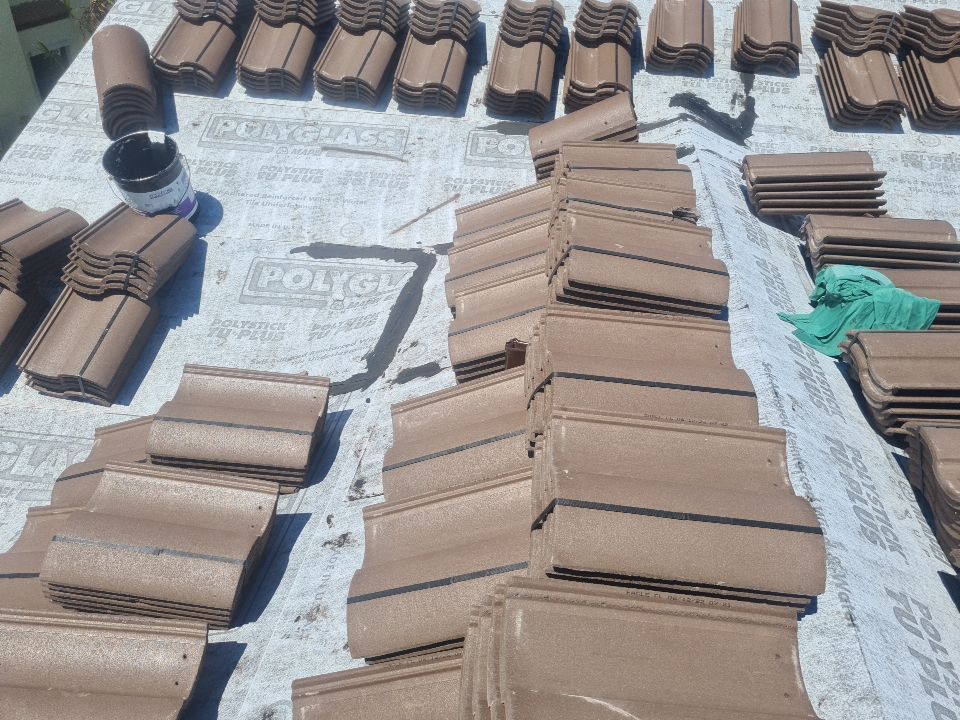 Residential Roofing Installation using Eagle Roofing Tile by BLUES BROTHERS ROOFING