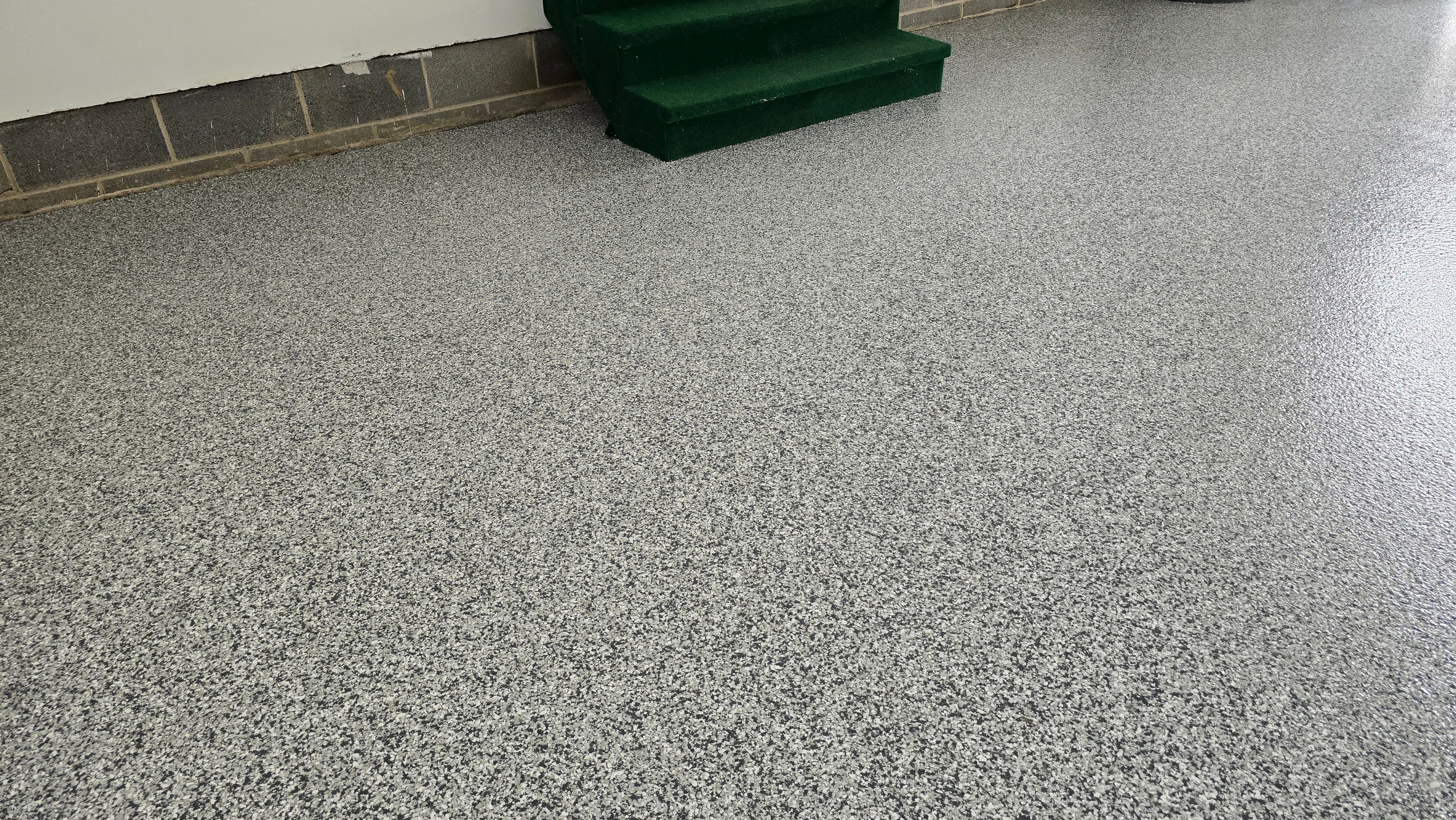 Garage using Gravel by Elite Floor Solutions