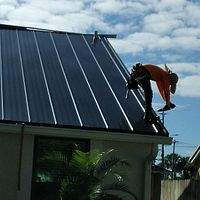 24ga 1" Nail-Strip Dark Bronze  by Total Roofing System The Metal Roof Experts
