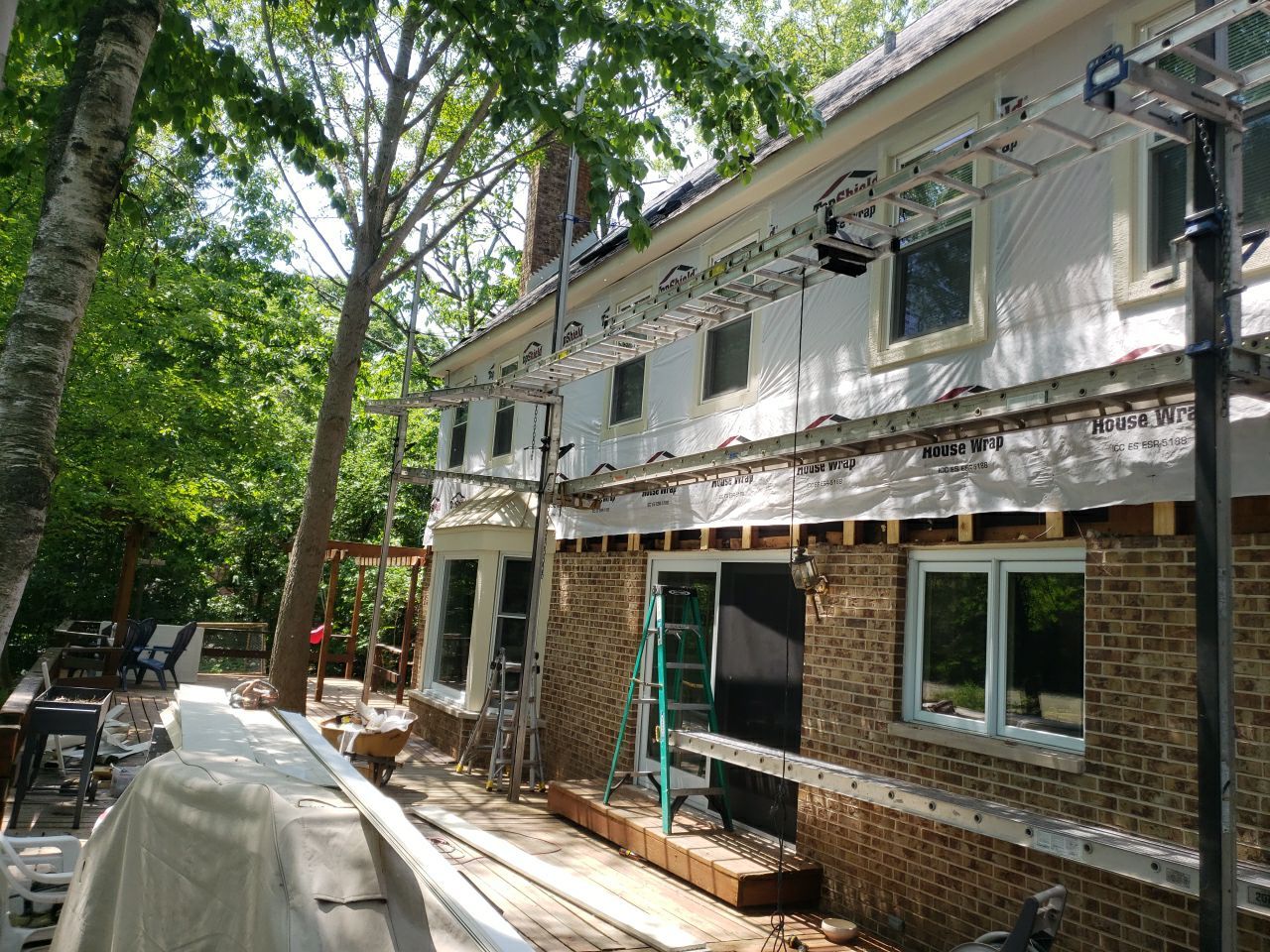James Hardie Siding Installation, Asphalt Shingle Roof, Aluminum Gutter Replacement  by Custom Installations