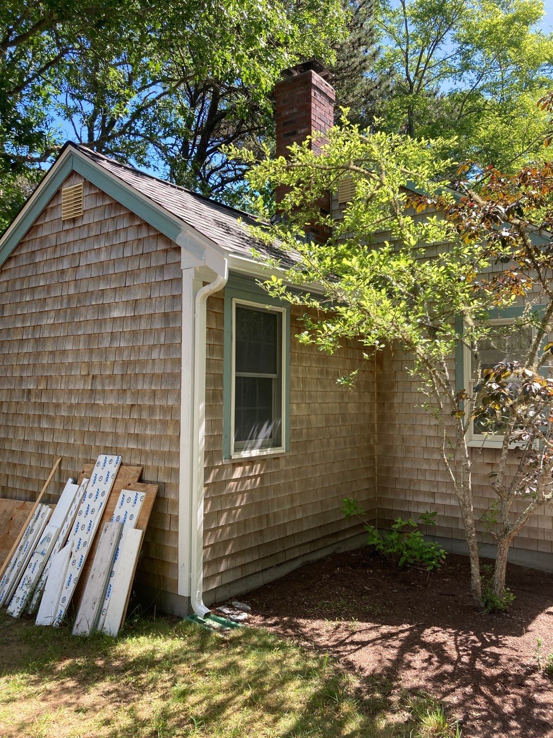 Gutter Installation using 5" Duo Pro K-Style Aluminum Gutter in Eastham, MA by Gutter Pro Enterprises