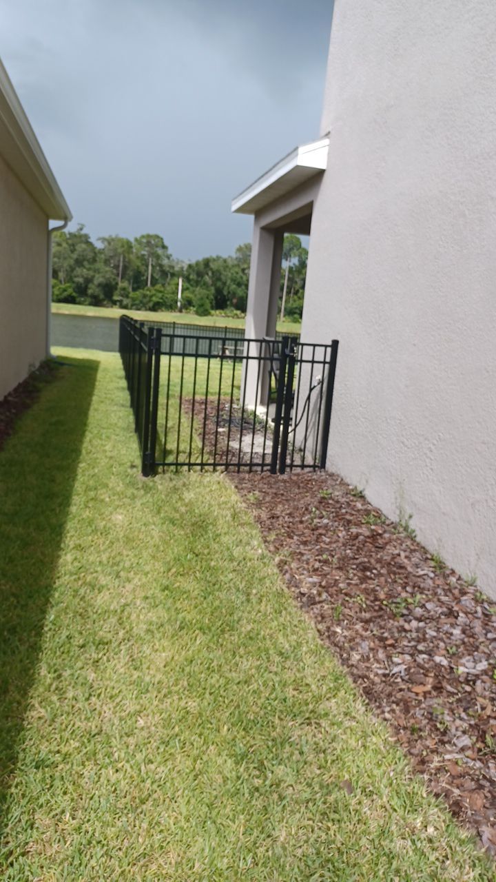 Sarasota, FL 4ft. Tall 3-Rail Black Aluminum Fence by Asap fence and gates, LLC