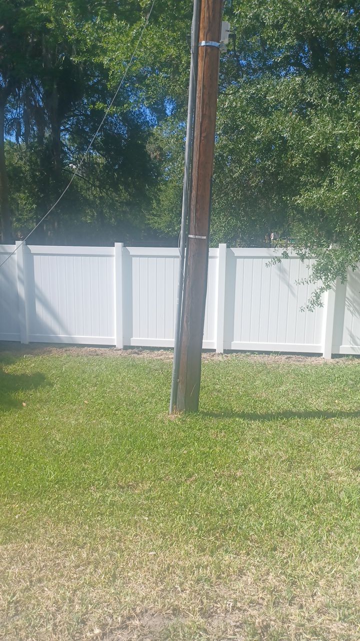 Bradenton, FL 6ft. Tall White Vinyl Privacy Fence by Asap fence and gates, LLC