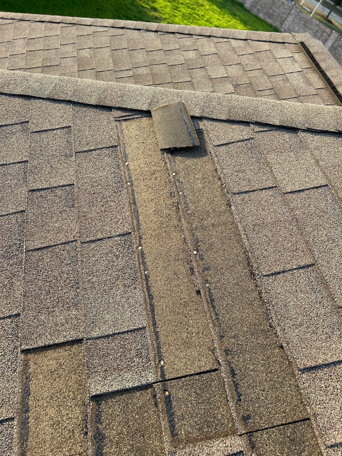 Hail Damage using Owen's Corning Duration (Lifetime) Shingles by Roof Repair Company