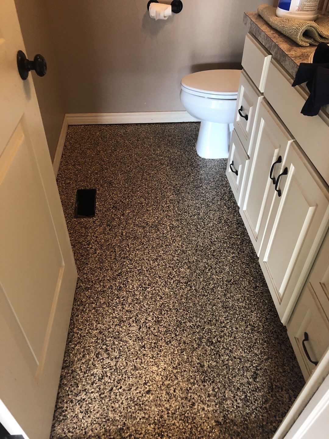 Patio & Bathroom Coating with Aztec Beige by Copperhead Coatings