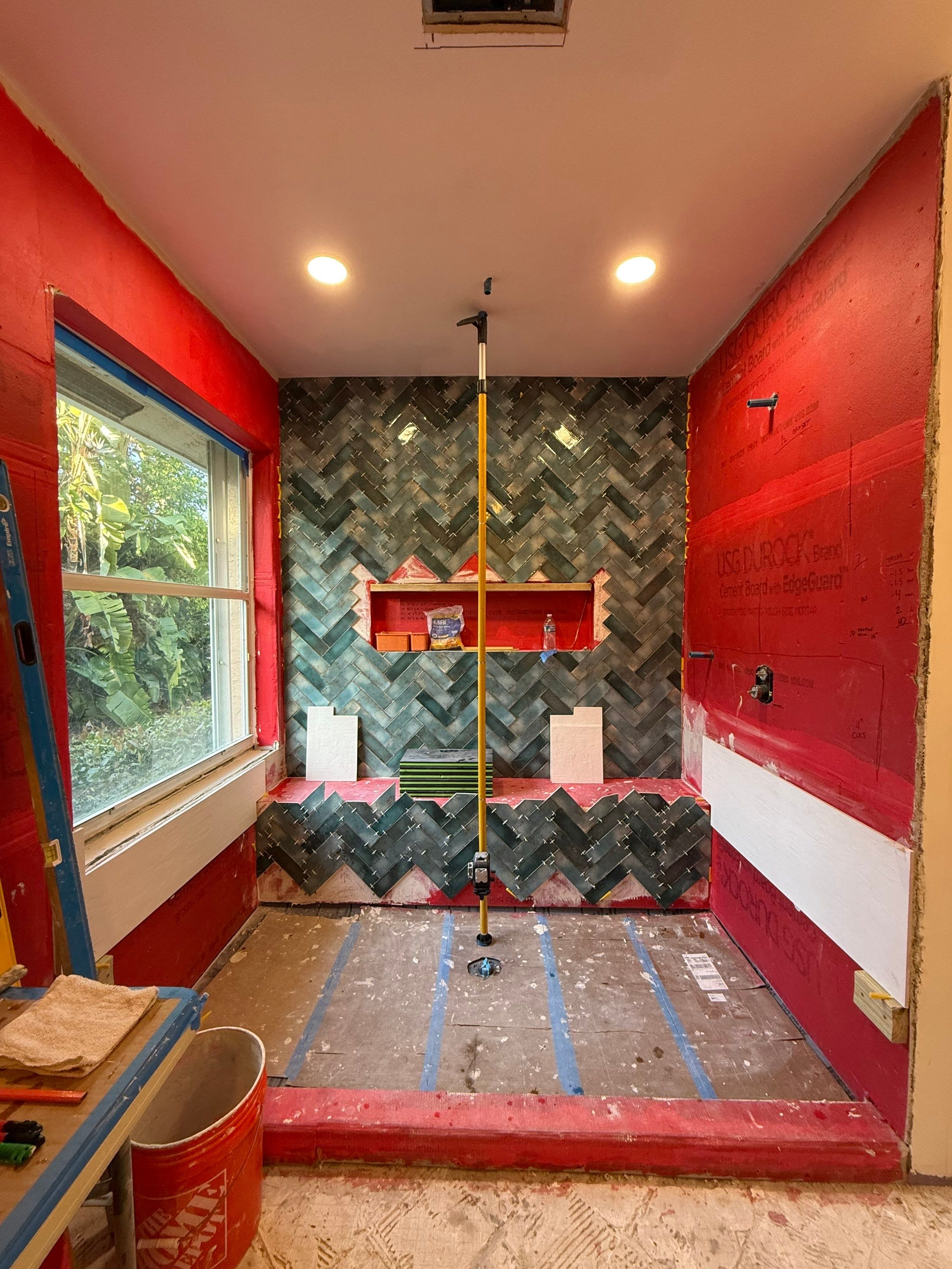Master Bathroom, Main Floors & Powder Room - Delray Beach by Hevi Tile