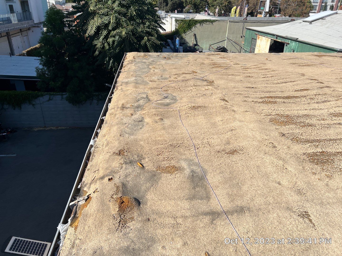 Foam Refurbish using Conklin Benchmark/PUMA XL coatings and spray foam by Straight Edge Roofing Inc
