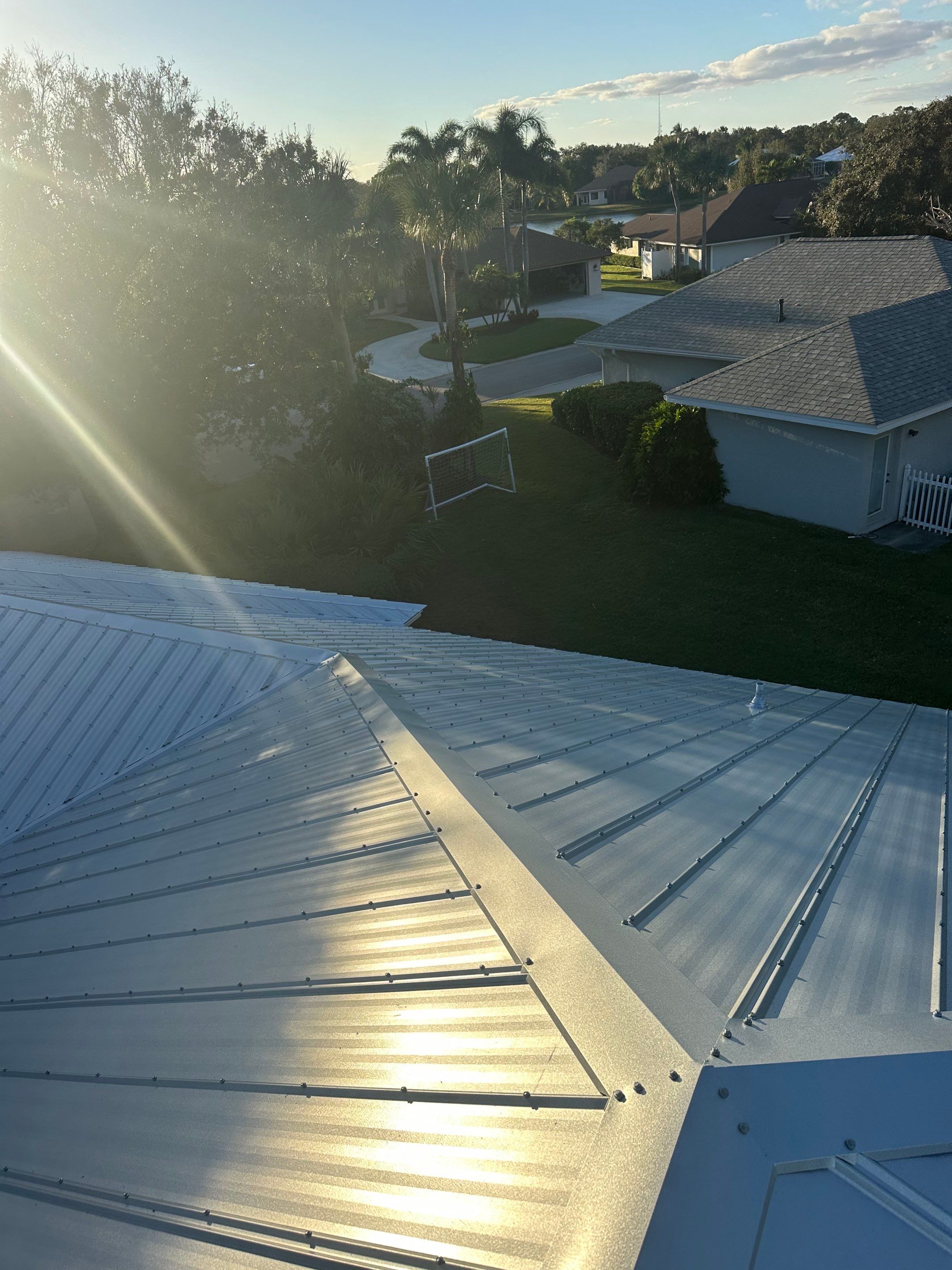 5-V Crimp Metal Roof Replacement by Sailfish Roofing
