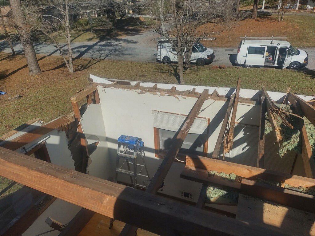 Emergency Roofing Services Metal Roof Replacement (Storm Restoration) by Mosaic Roofing Company