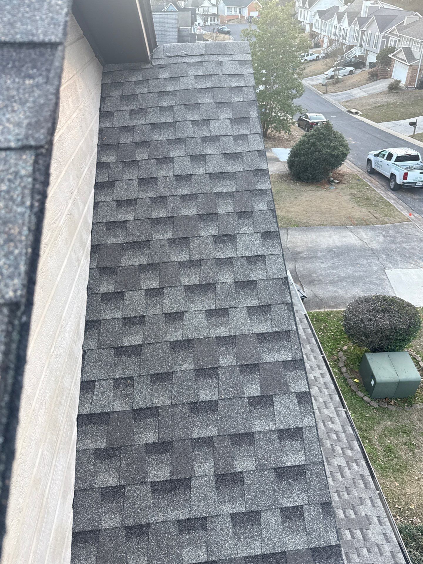Roof Replacement in Pelham (Weathered Wood) by The Roofing Dudes