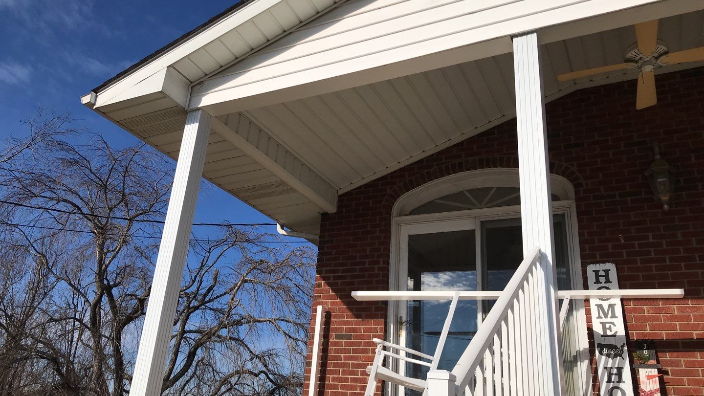Porch Update using Westbury Aluminum Railing by Secure Construction Company Inc