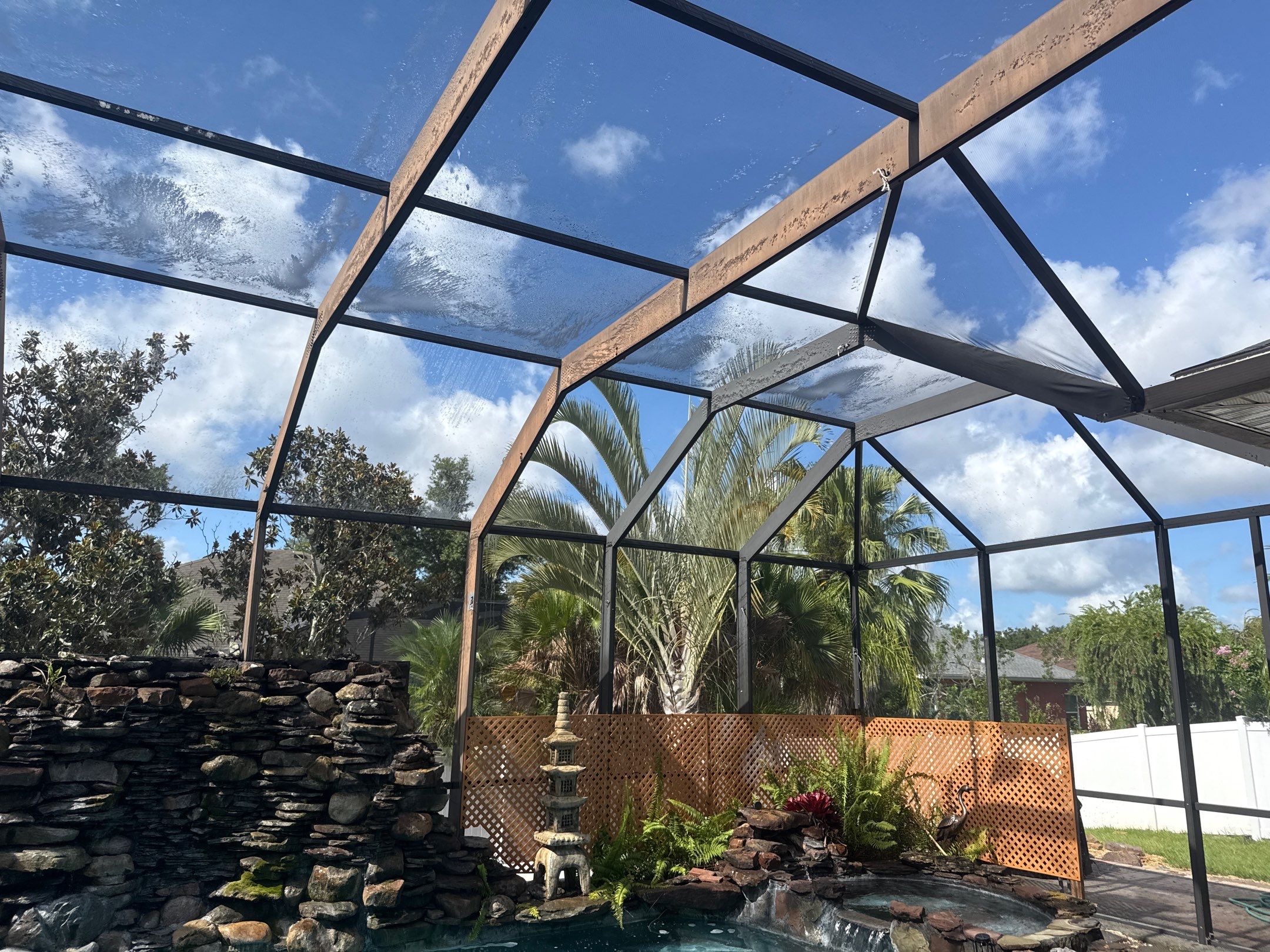 Pool Cage Screen Enclosure Cleaning – Oakley Community, Ellenton, FL 34222 by Sunshine AquaWash