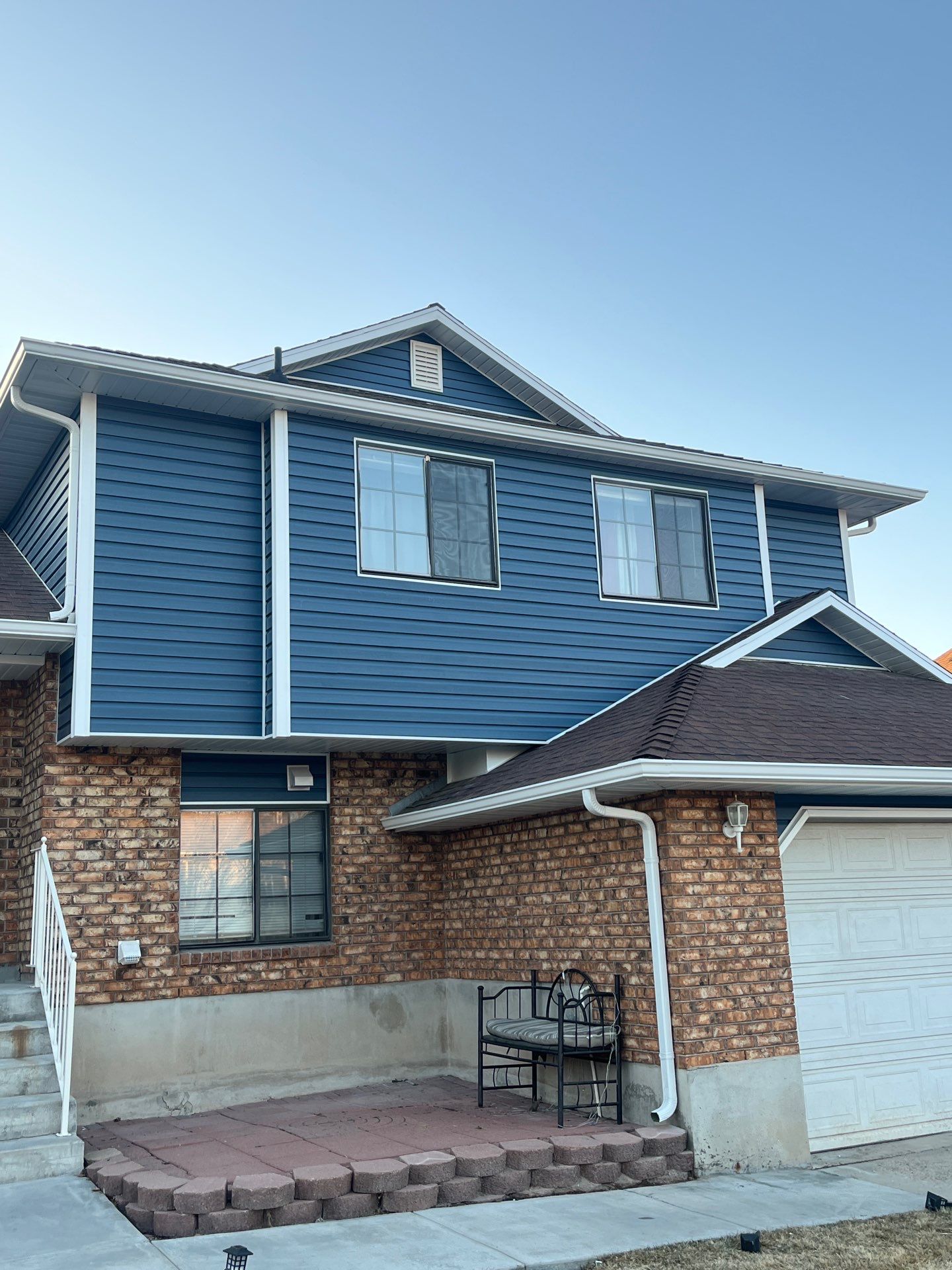 Project in West Jordan by Master Rain Gutters.